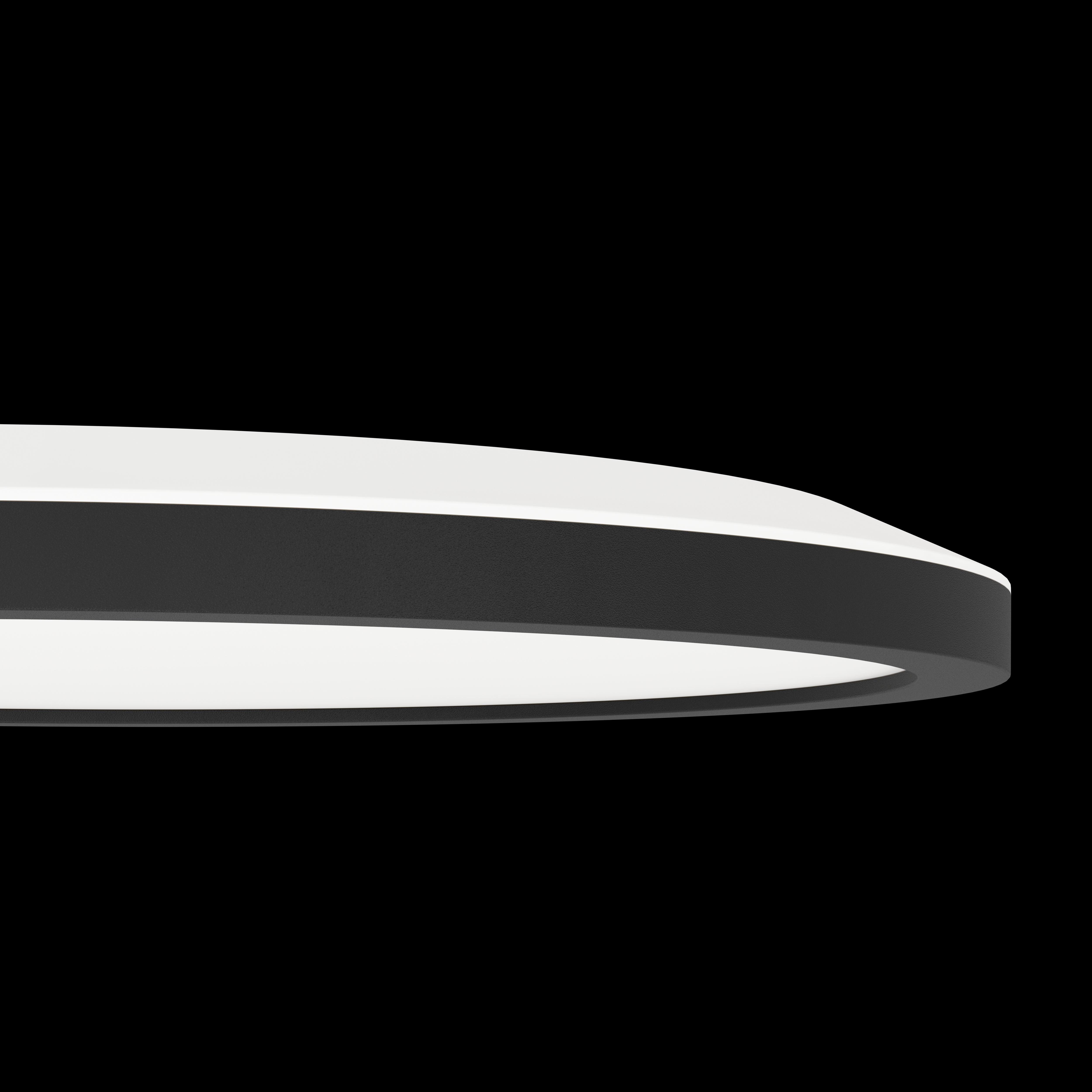 eglo connect rovito z round black smart led flush light 29 5cm Kitchen Lighting Close Up