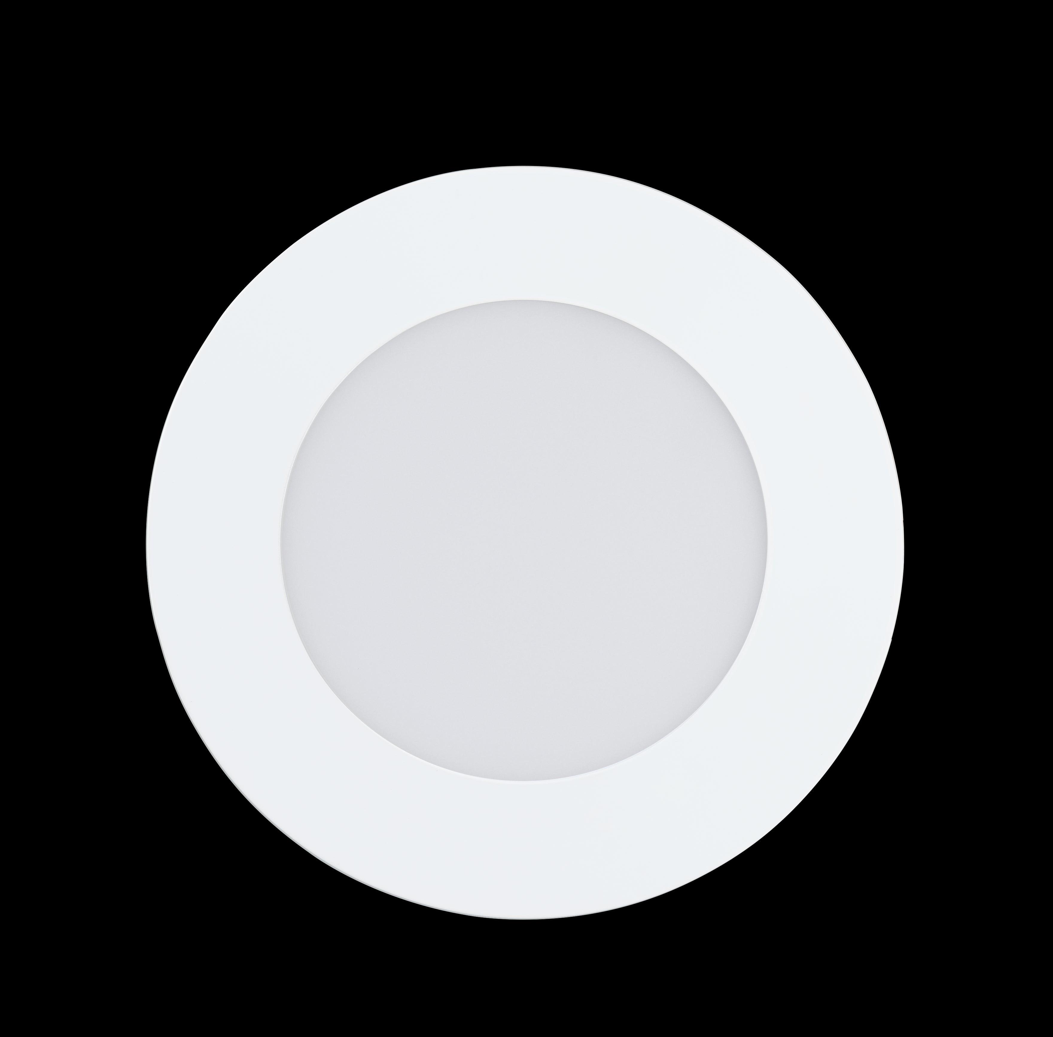 eglo fueva z smart led white recessed ceiling light 1 living room close up