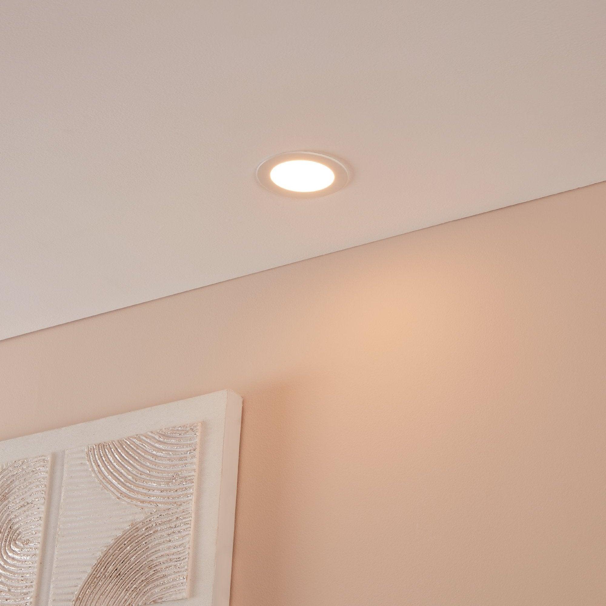 eglo fueva z smart led white recessed ceiling light 1 living room image