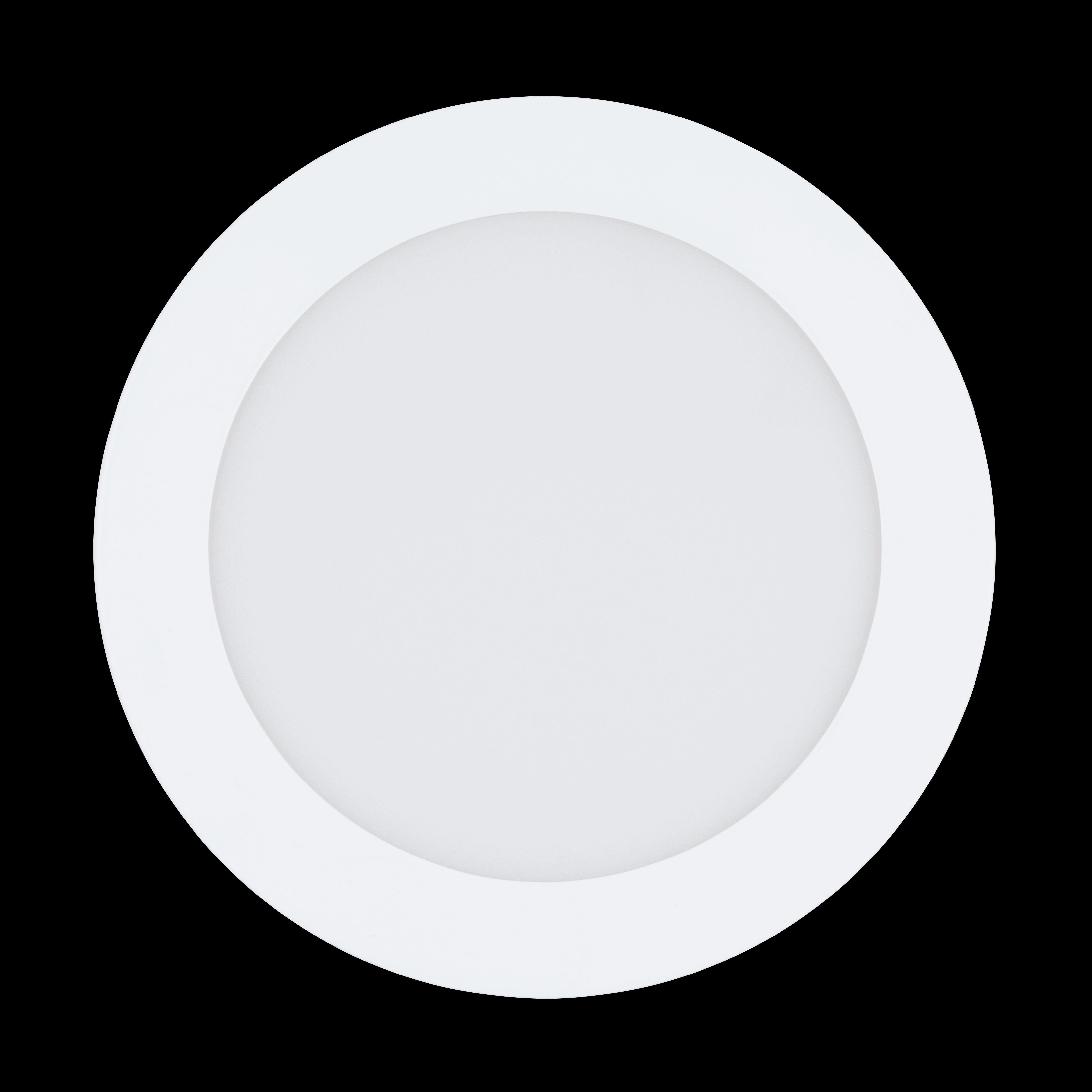 eglo fueva z white smart led recessed light 16 5cm