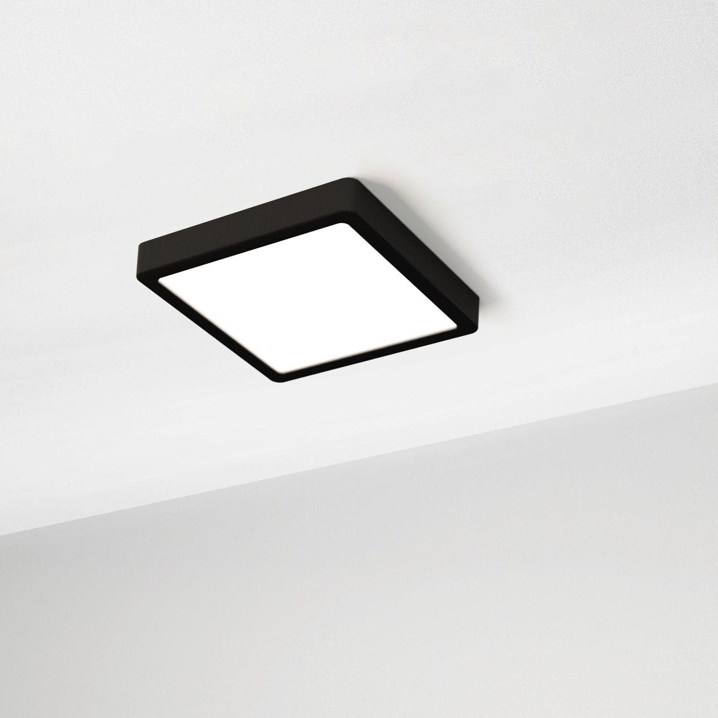 eglo connect fueva z smart led black square ceiling light kitchen lighting 