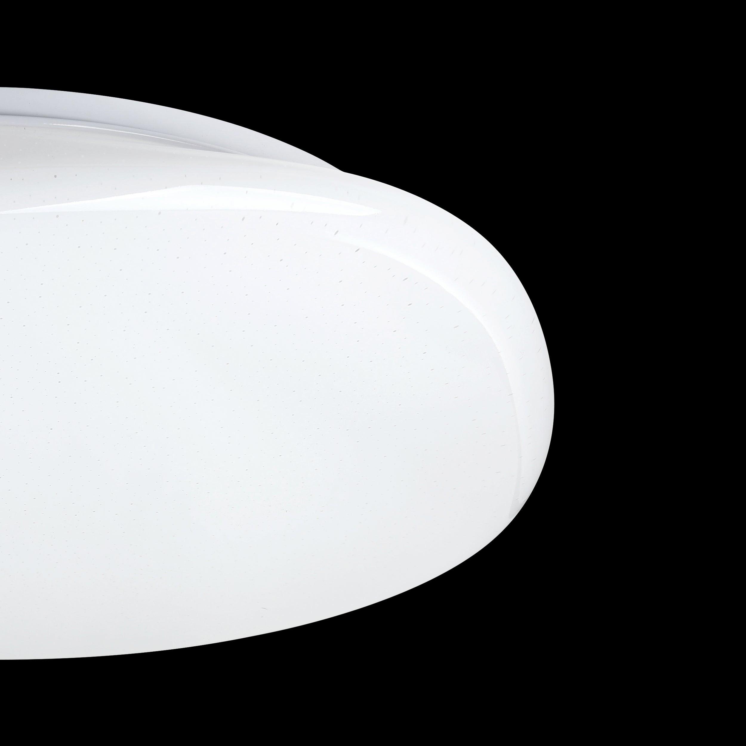 eglo connect sileras z smart led pebble shaped ceiling flush 43cm Kitchen Lighting Close Up