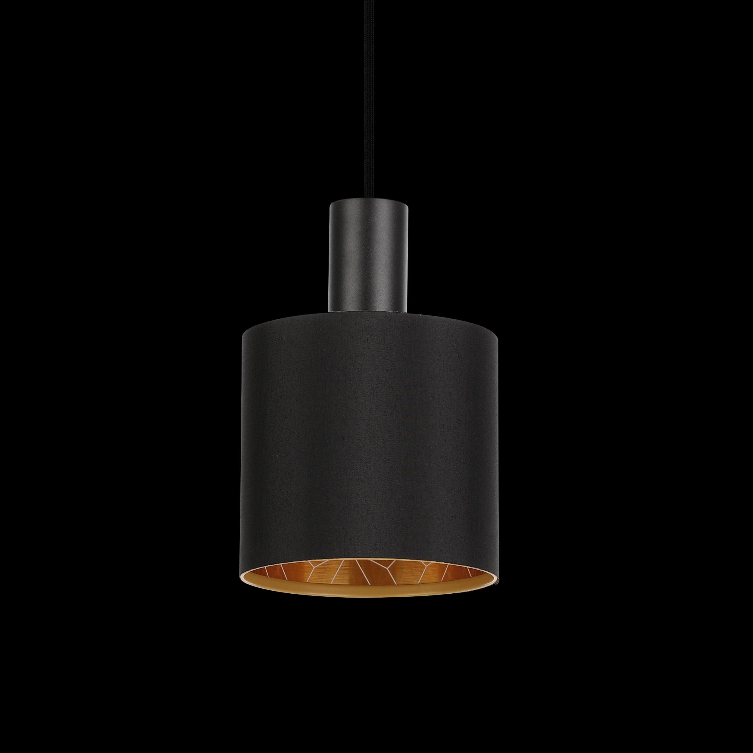 eglo zaragoza 4 light black gold ceiling pendant kitchen lighting 