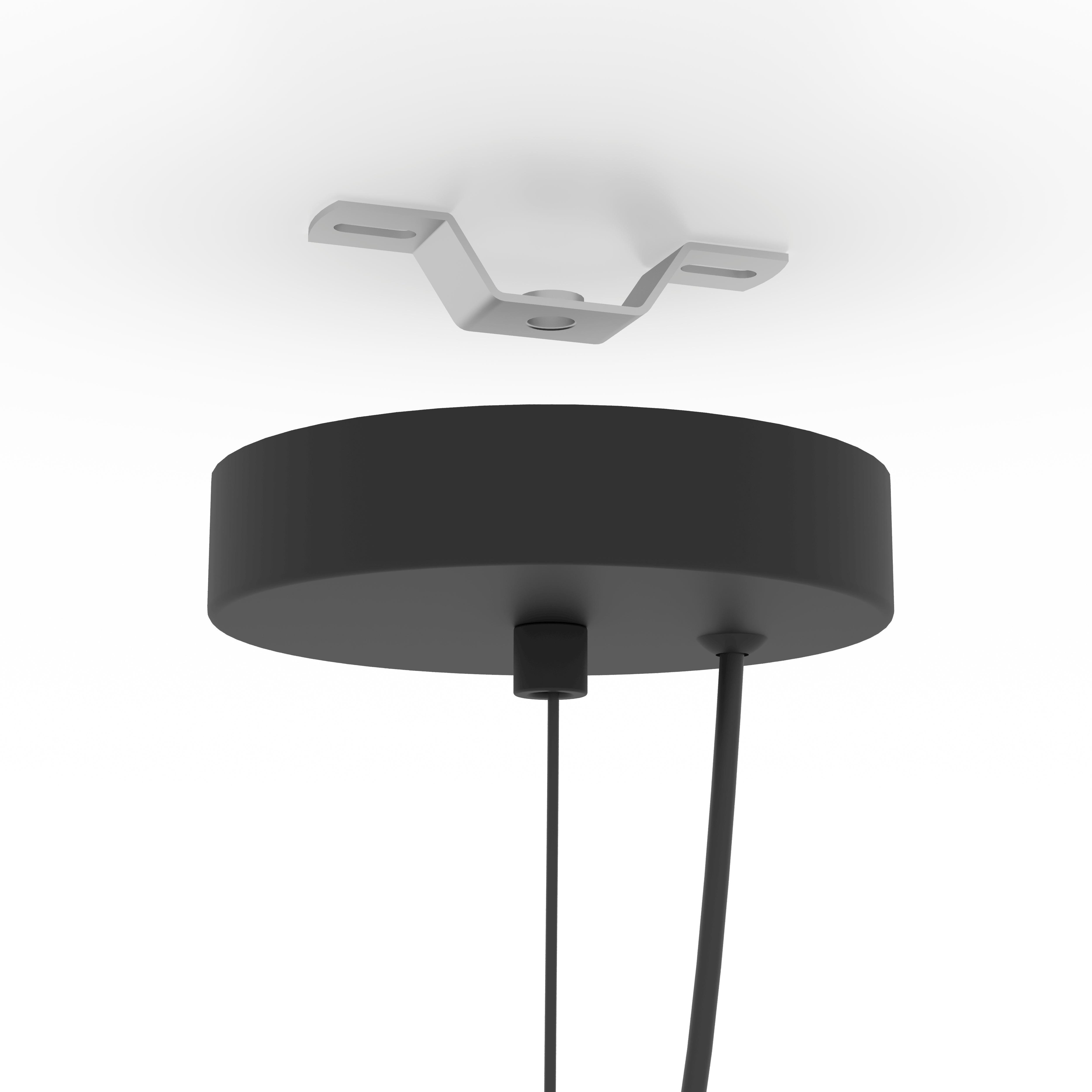 eglo camasca bell shaped black metal ceiling pendant kitchen lighting 