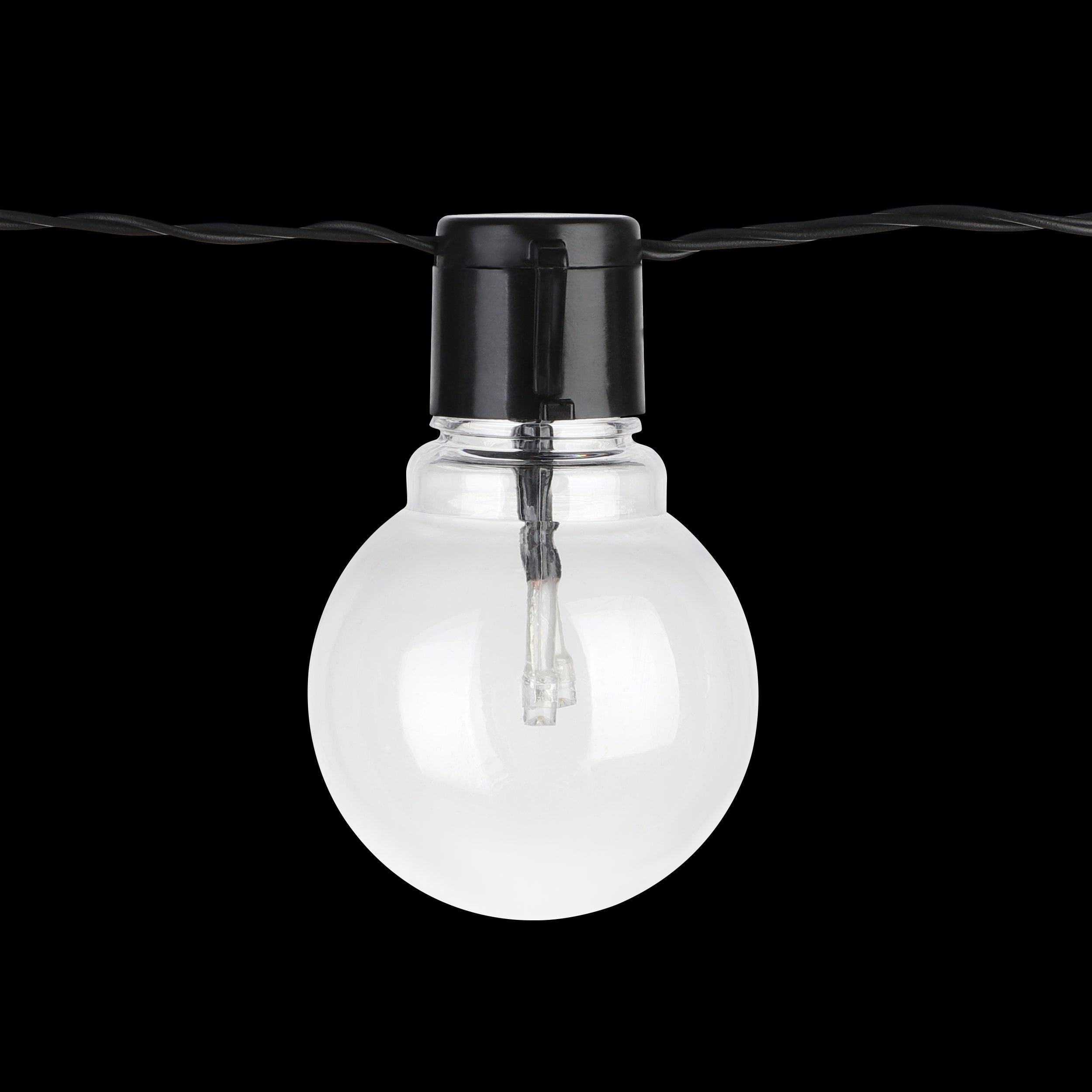 eglo partaj 16 light clear bulb outdoor festoon party set ip44 kitchen lighting 