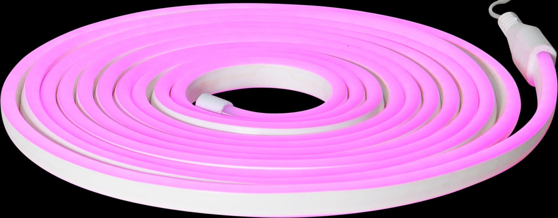eglo flatneonled pink outdoor strip light ip44 living room image