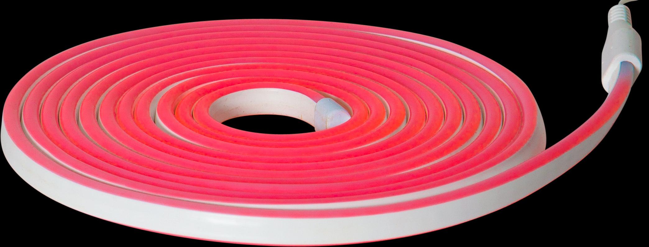 eglo flatneonled red outdoor strip light ip44 living room image