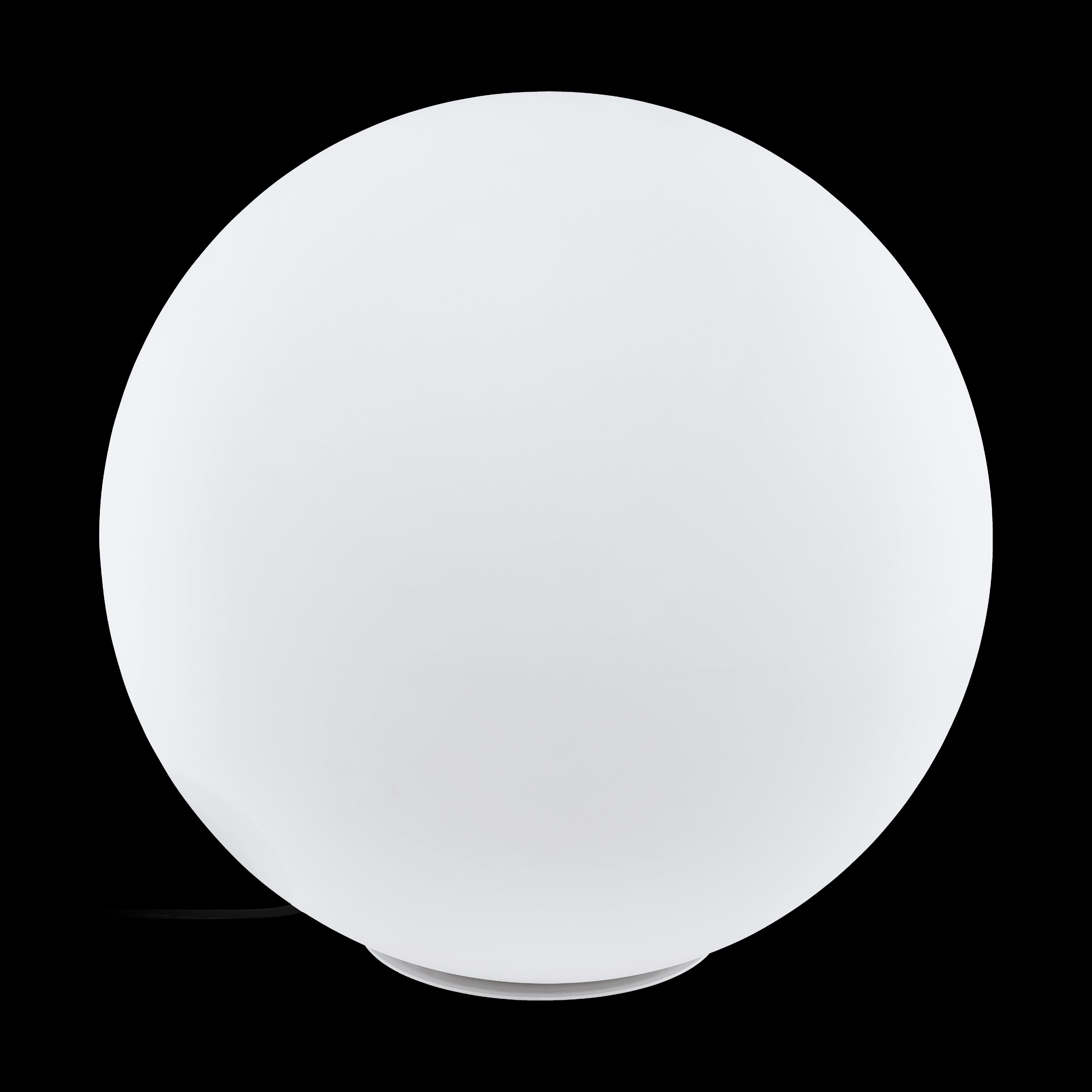 eglo monterolo z ip65 colour changing smart led globe floor lamp 60cm living room close up