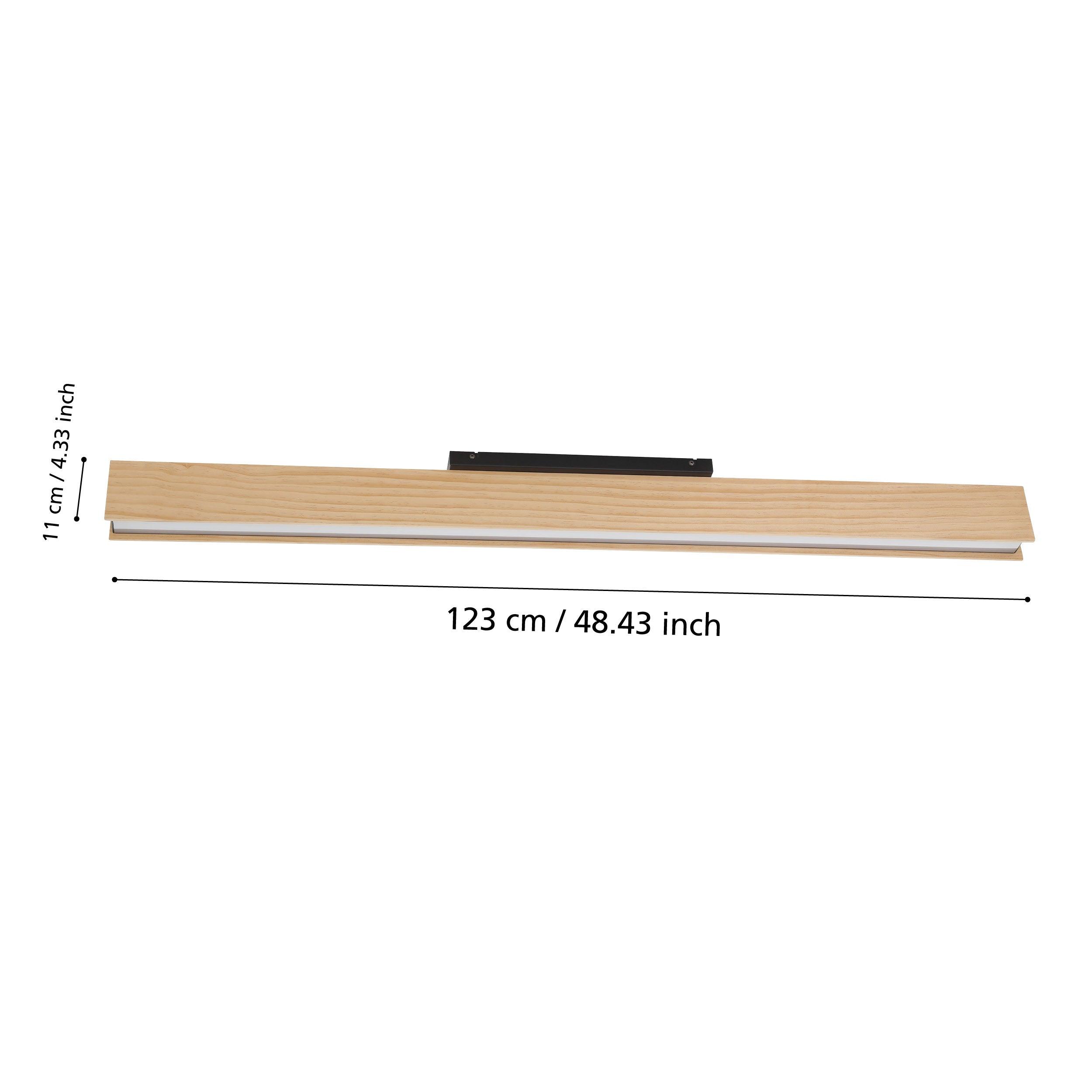 eglo connect anchorena z smart led light wood bar ceiling flush kitchen lighting 