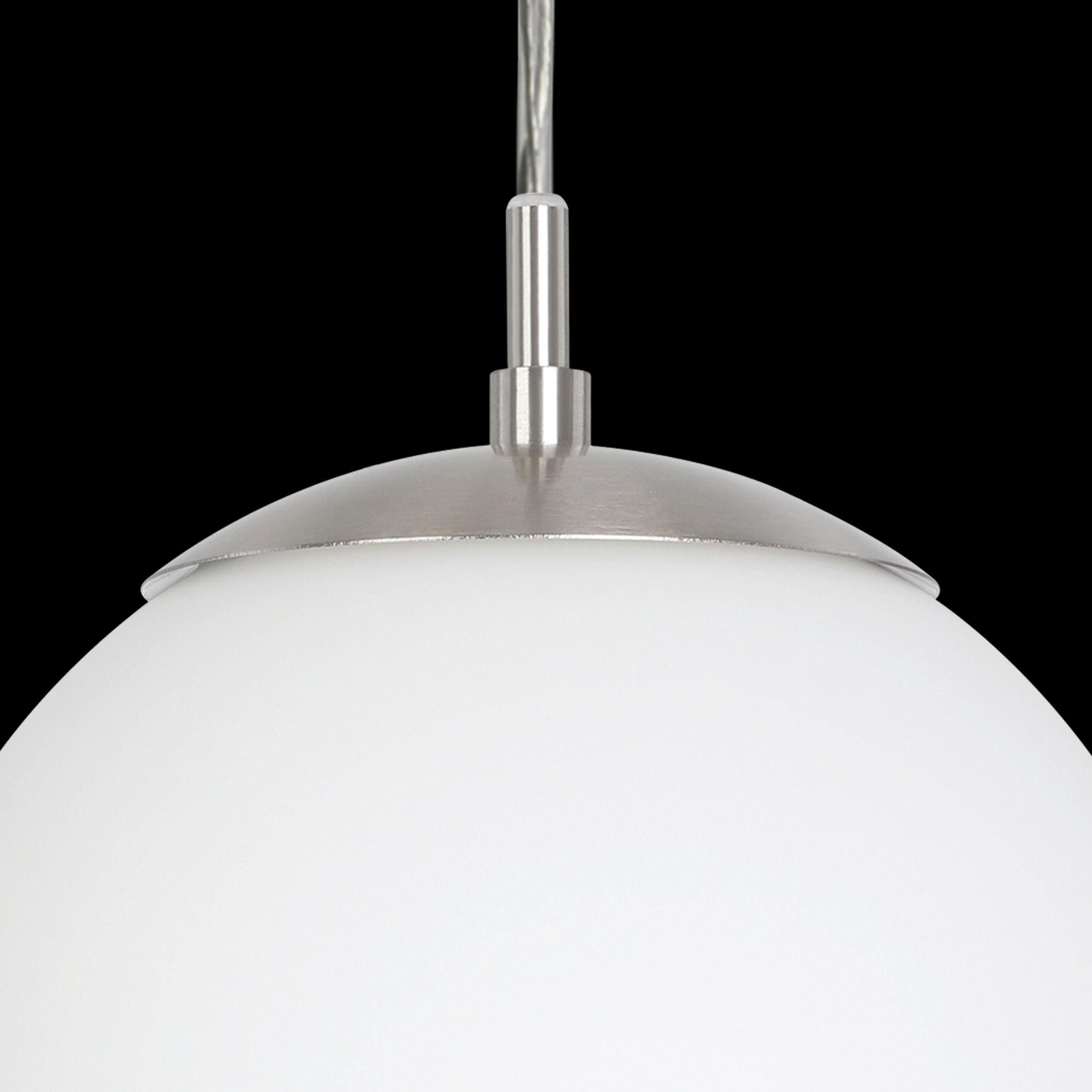 eglo rondo 3 light opal glass diffusers ceiling pendant kitchen lighting 