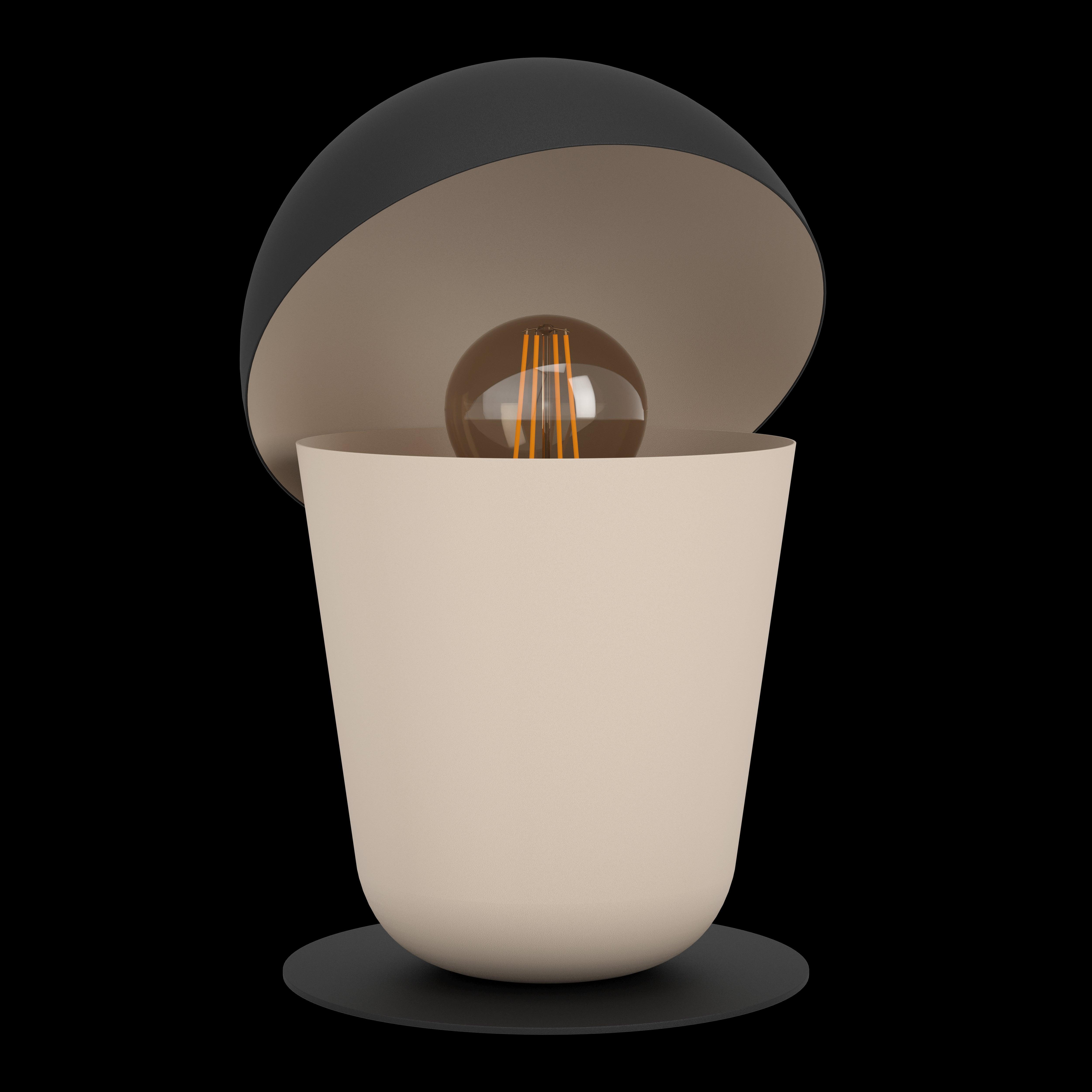 eglo batabano sand black table lamp living room image