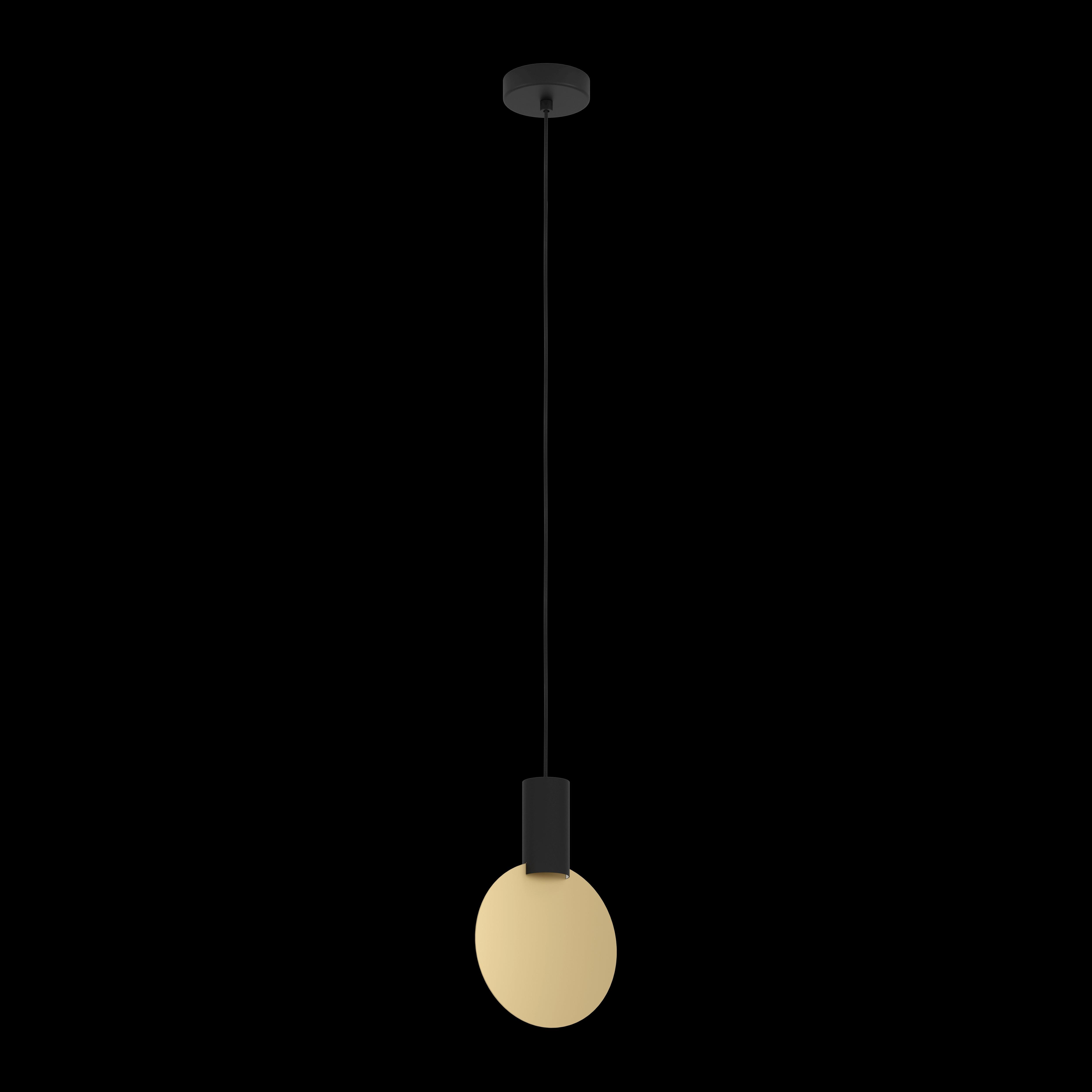 eglo sarona black gold metal ceiling pendant living room image