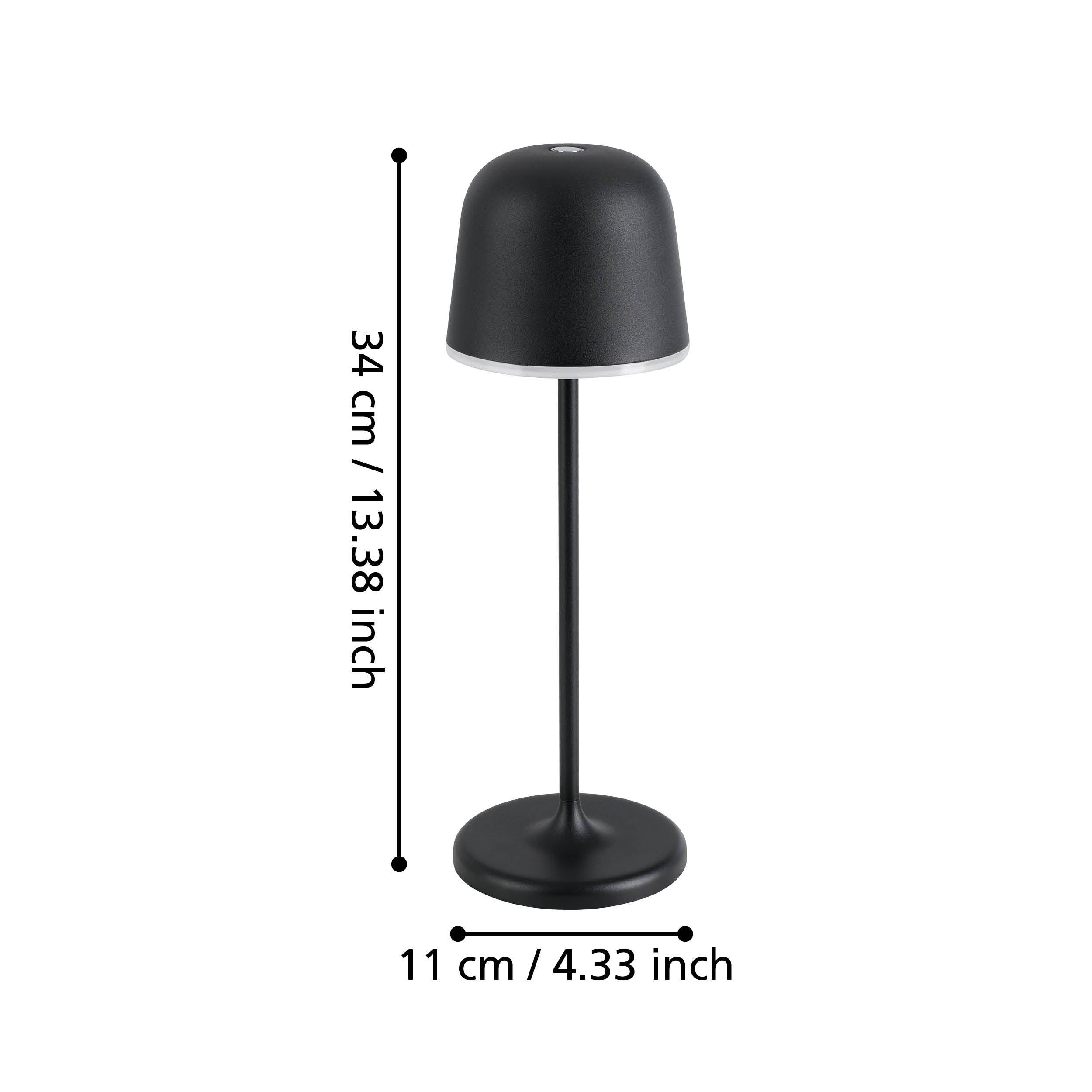 eglo mannera black cordless led outdoor table lamp Kitchen Lighting Close Up