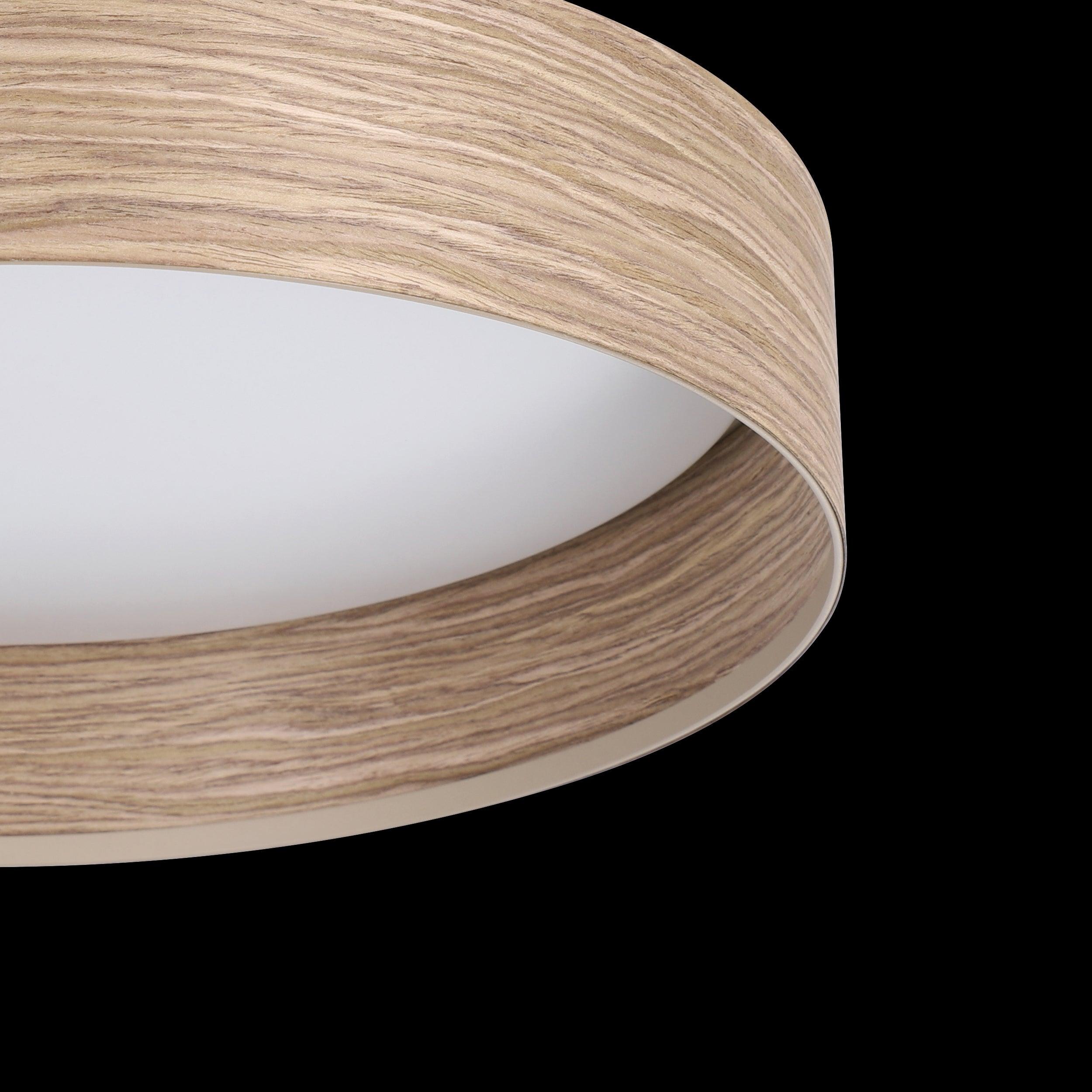 eglo luppineria sandy white wood flush ceiling light 38cm kitchen lighting 