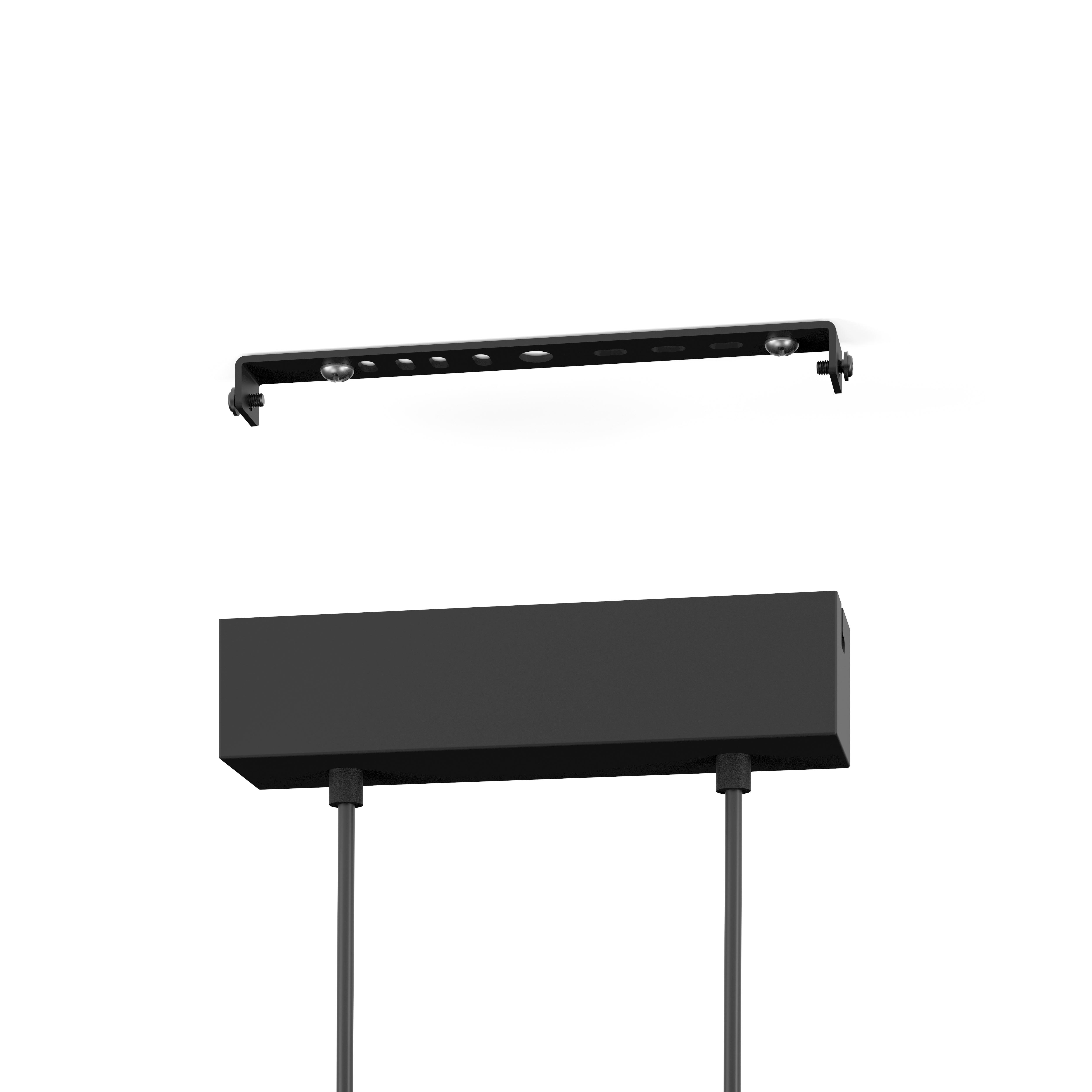 eglo panagria led black wood slim ceiling pendant hallway lighting 