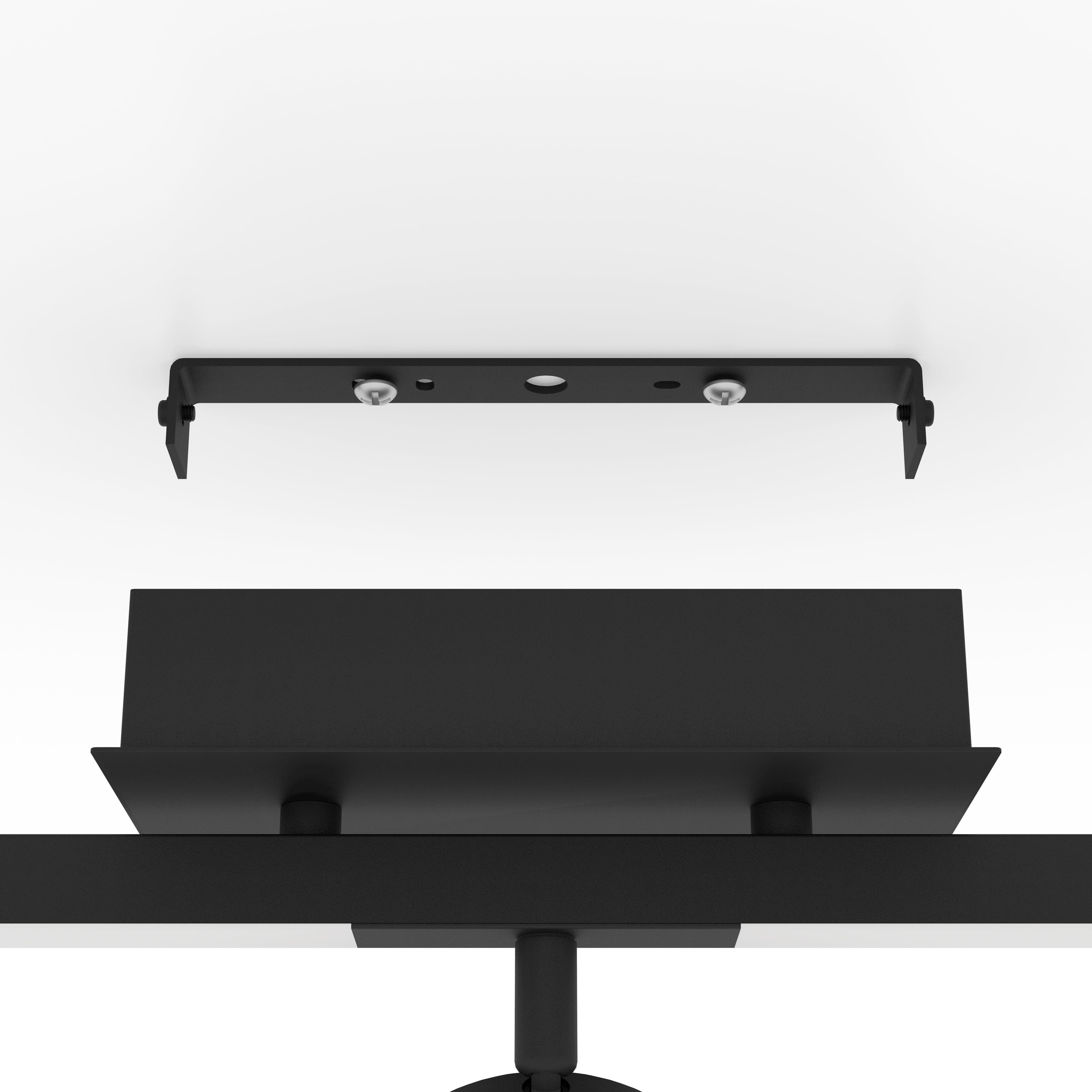 eglo cardillio 2 led black 3 light bar spotlight Kitchen Lighting Close Up
