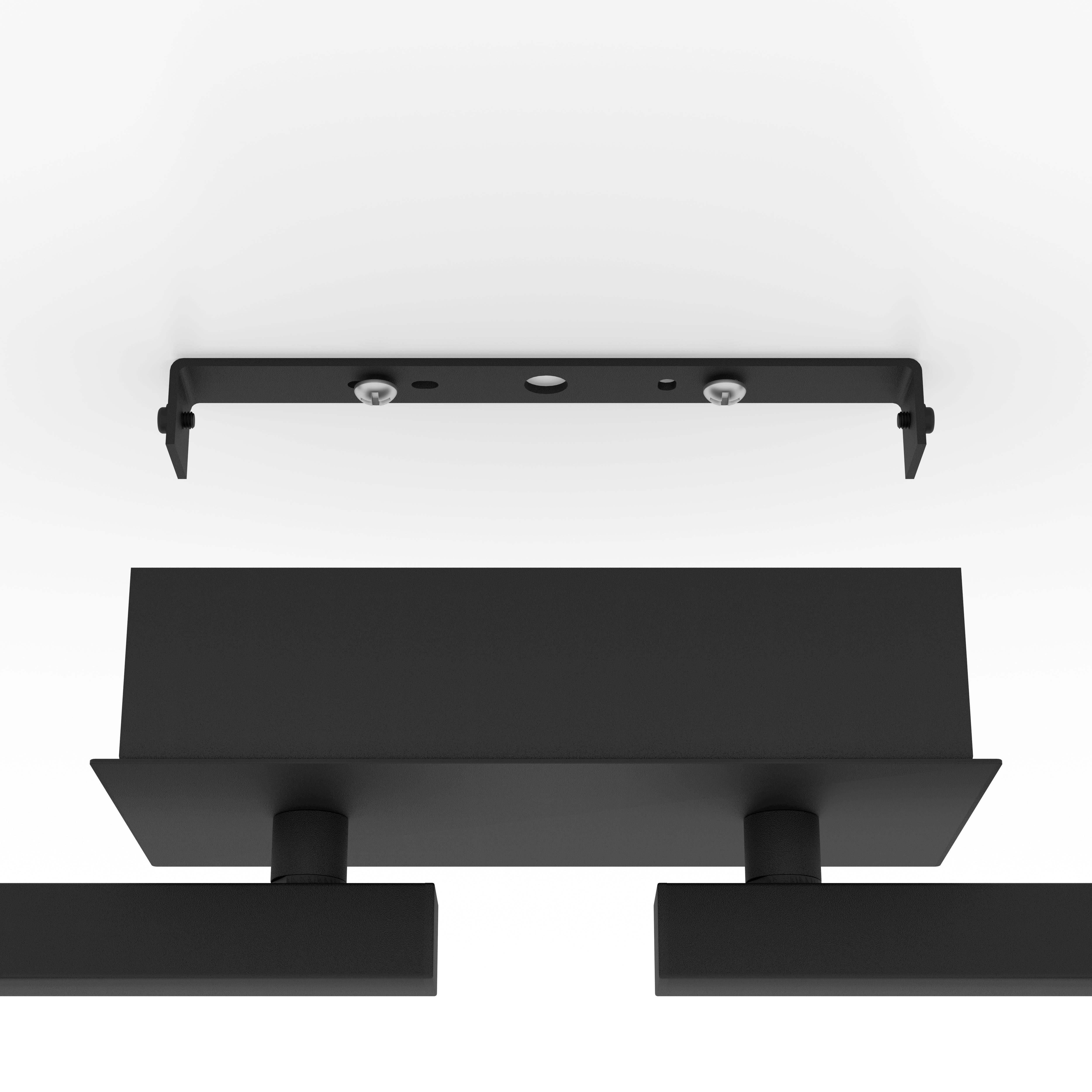 eglo cardillio 2 led black 4 light bar spotlight Kitchen Lighting Close Up