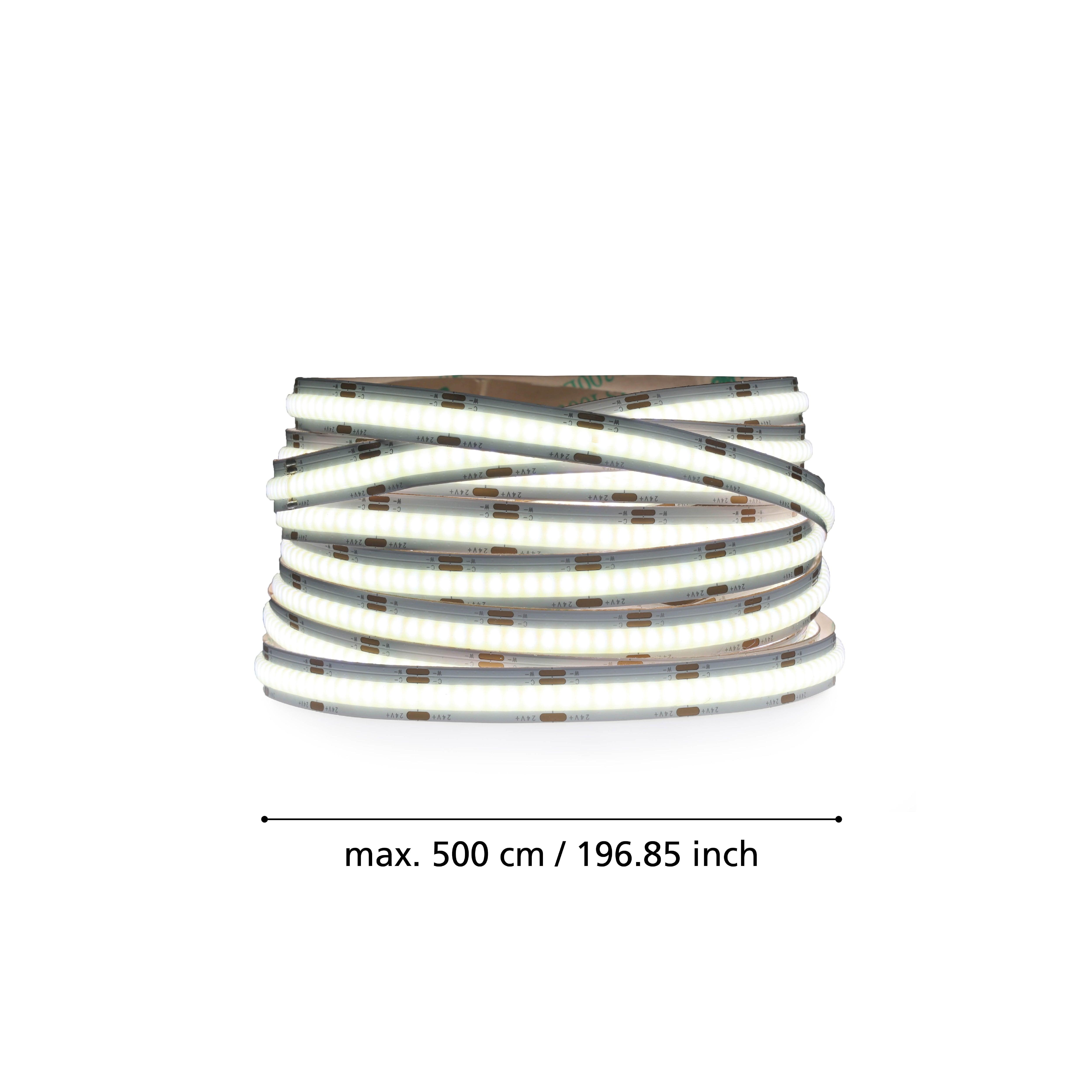 eglo cob stripe 5m led light strip remote control living room image