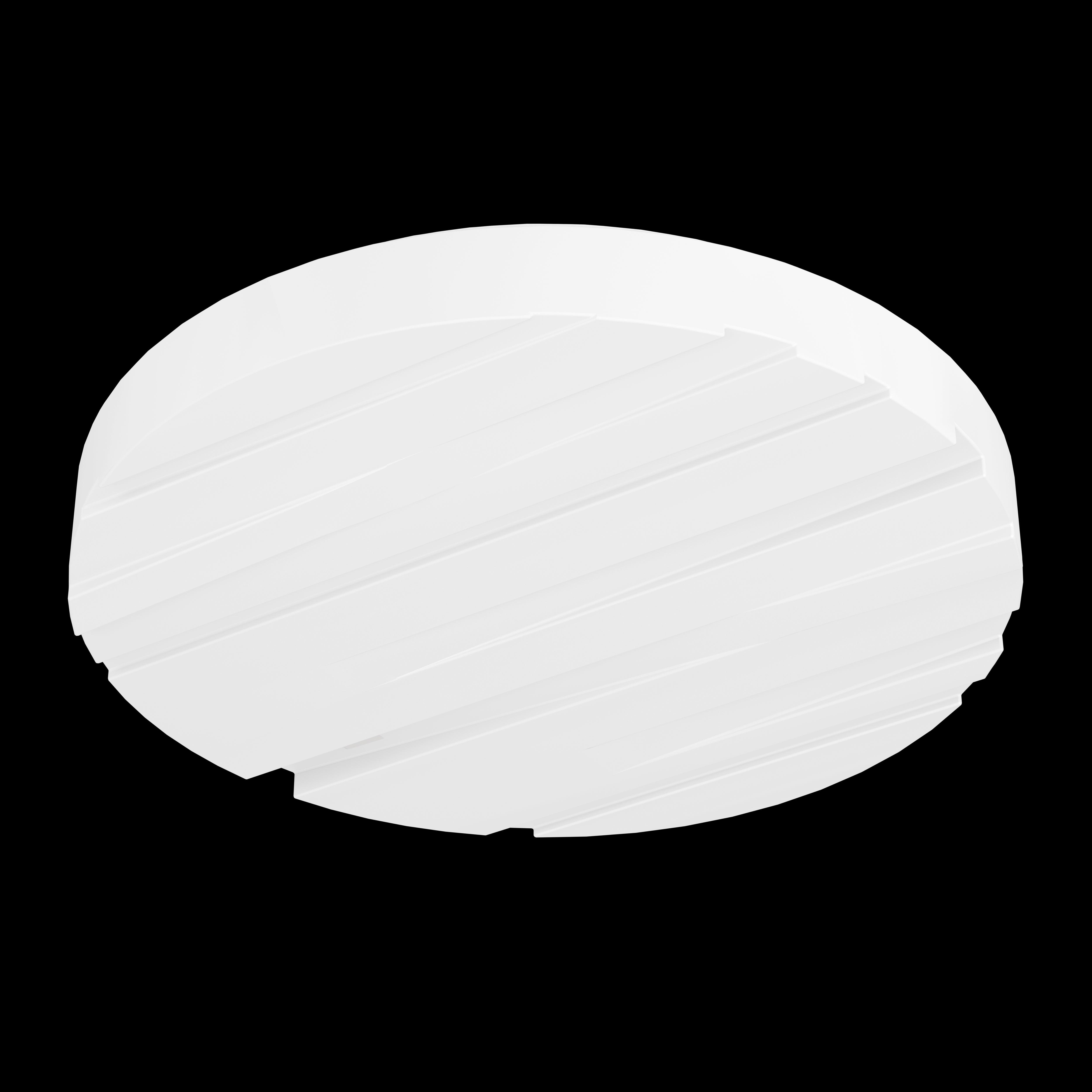 eglo ferentino led round white ceiling flush 38cm living room image