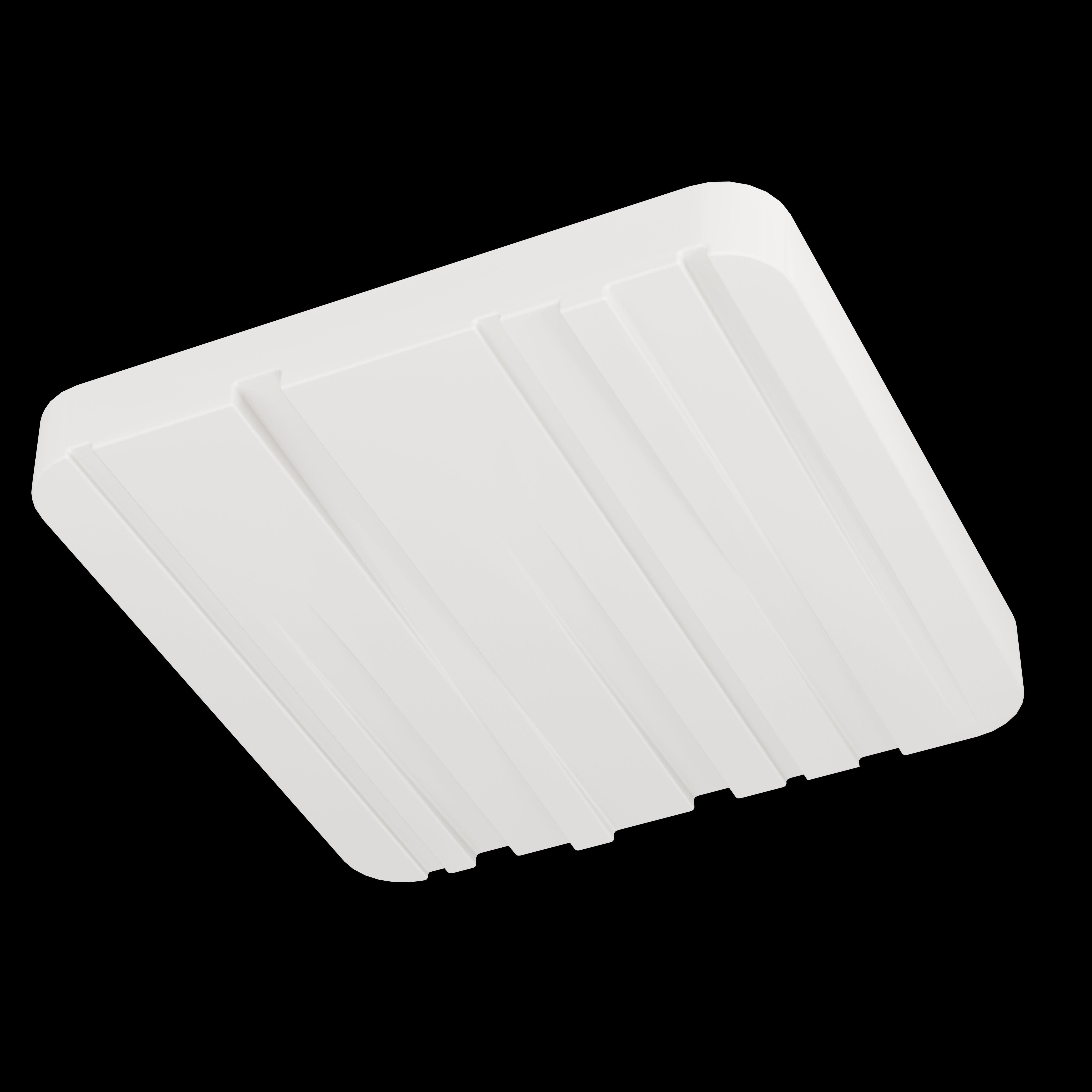 eglo ferentino led square white ceiling flush 33cm living room image