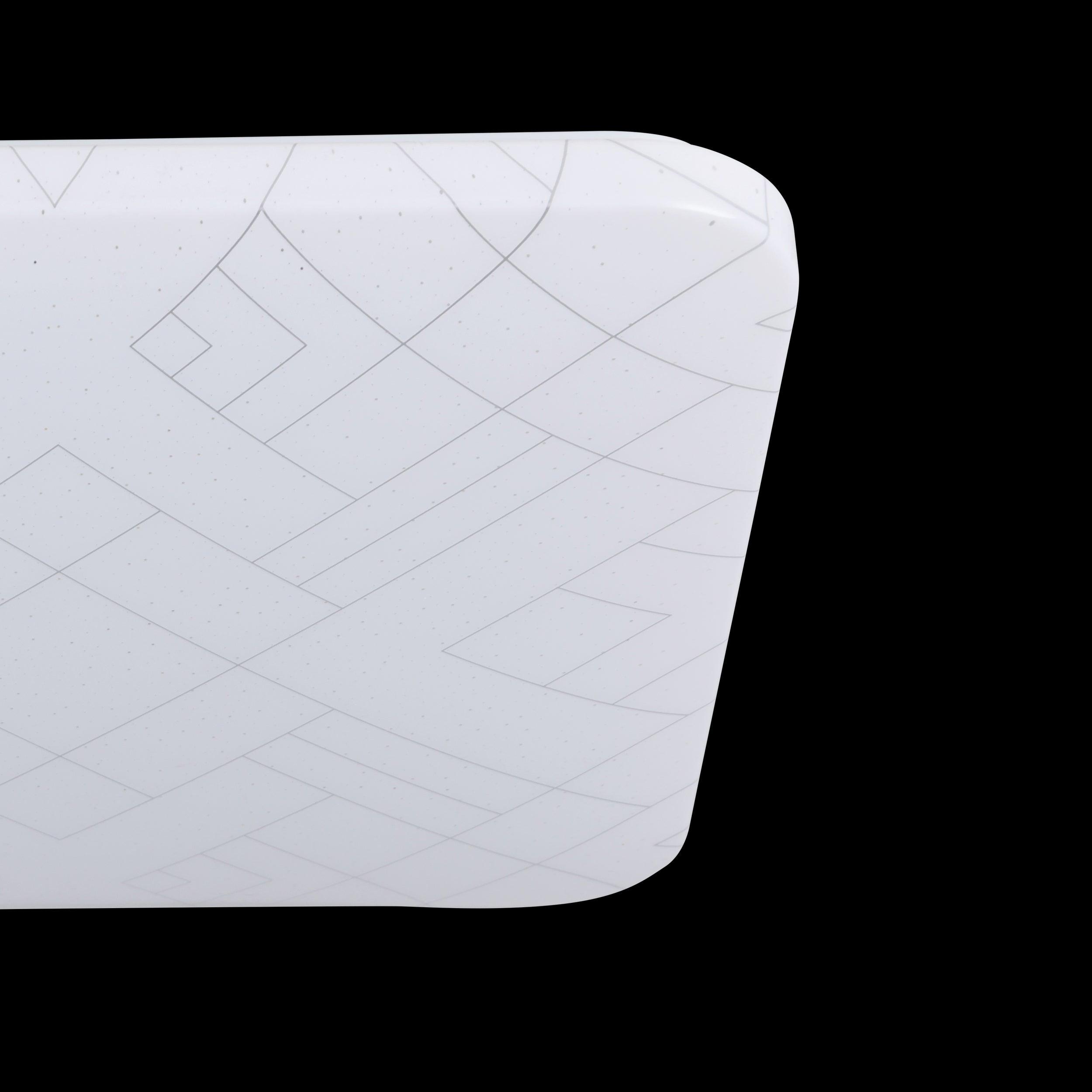 eglo rende led round white silver ceiling flush 38cm kitchen lighting 