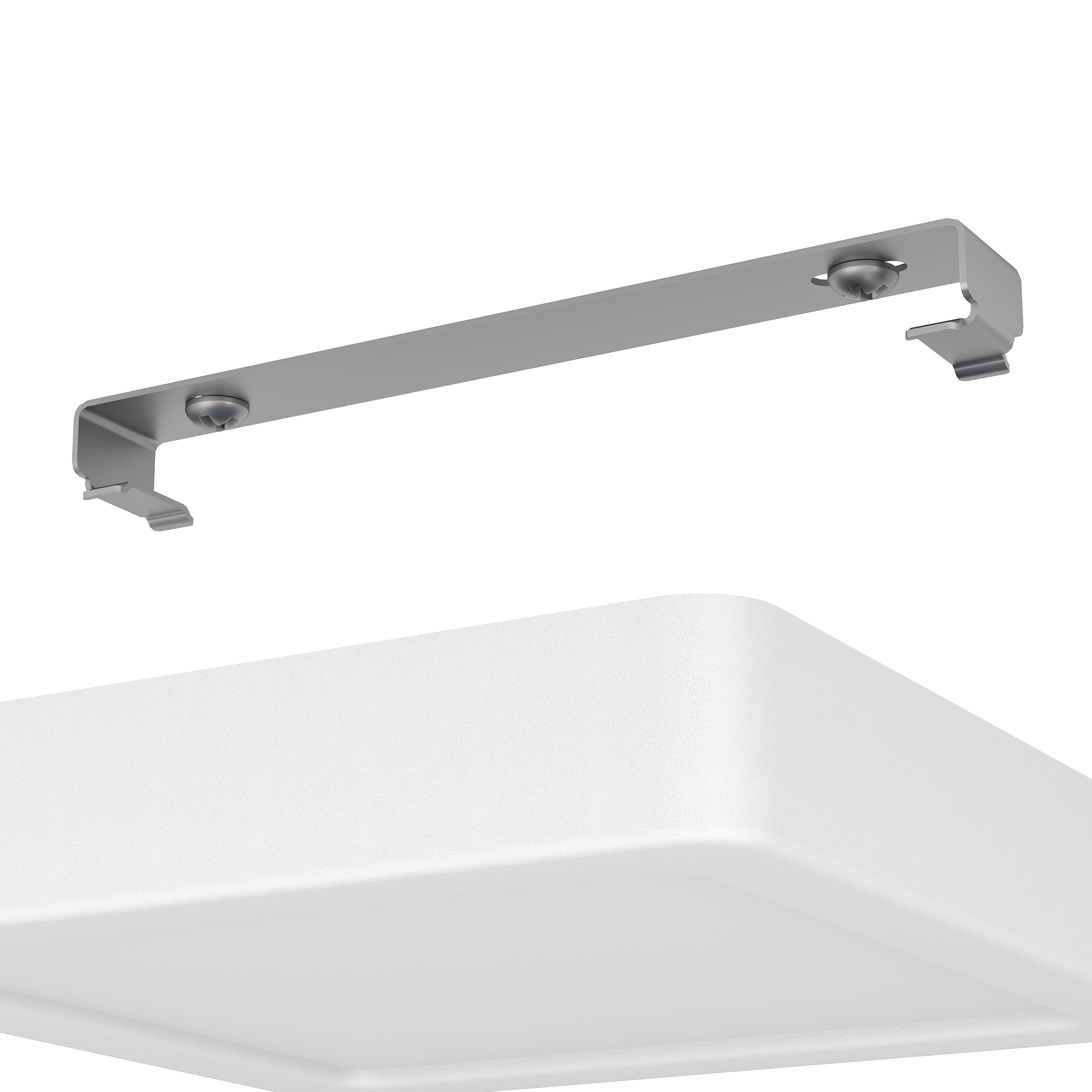 eglo fueva 5 white led ip44 flush ceiling light 16cm kitchen lighting 