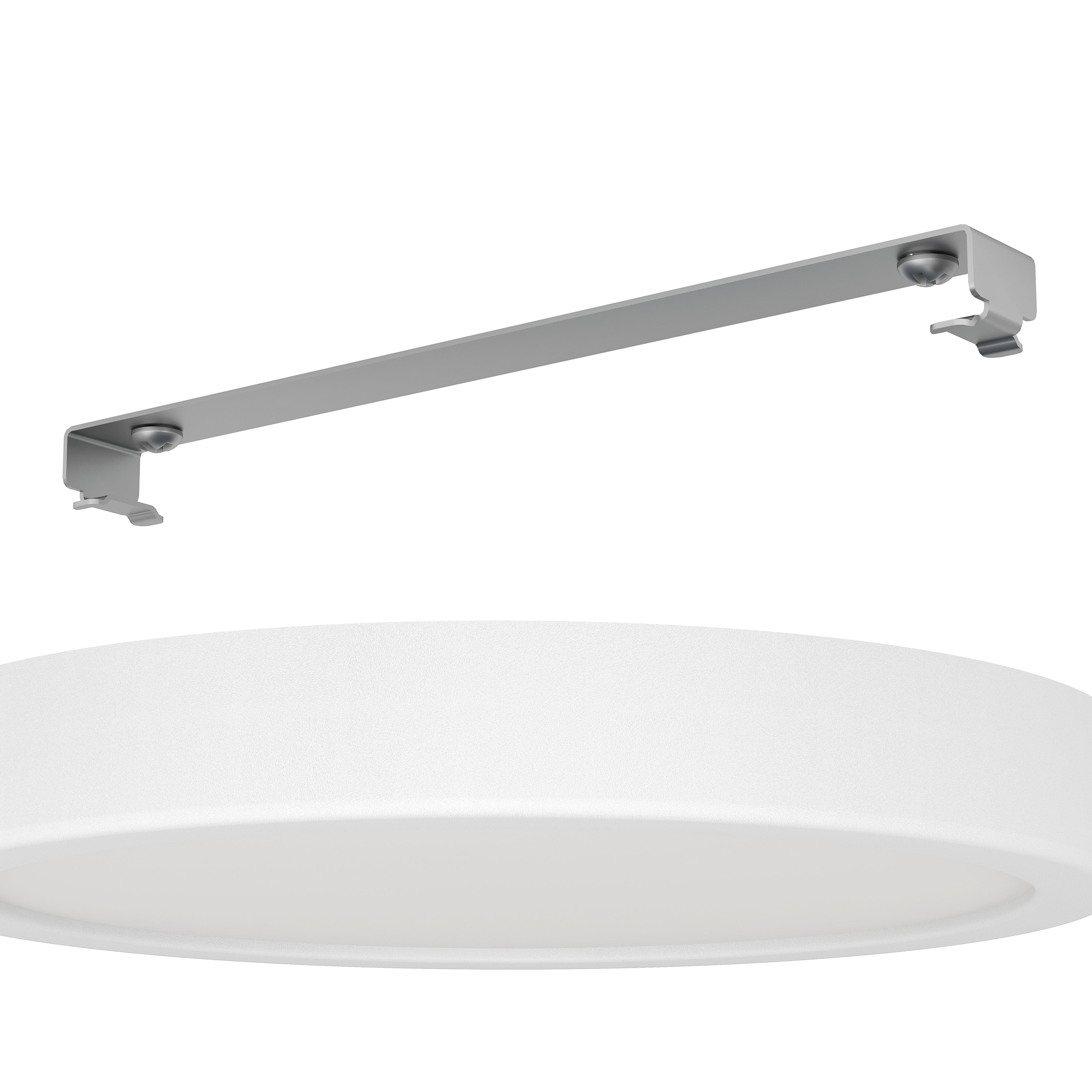 eglo fueva 5 led ip44 round white flush ceiling light kitchen lighting 