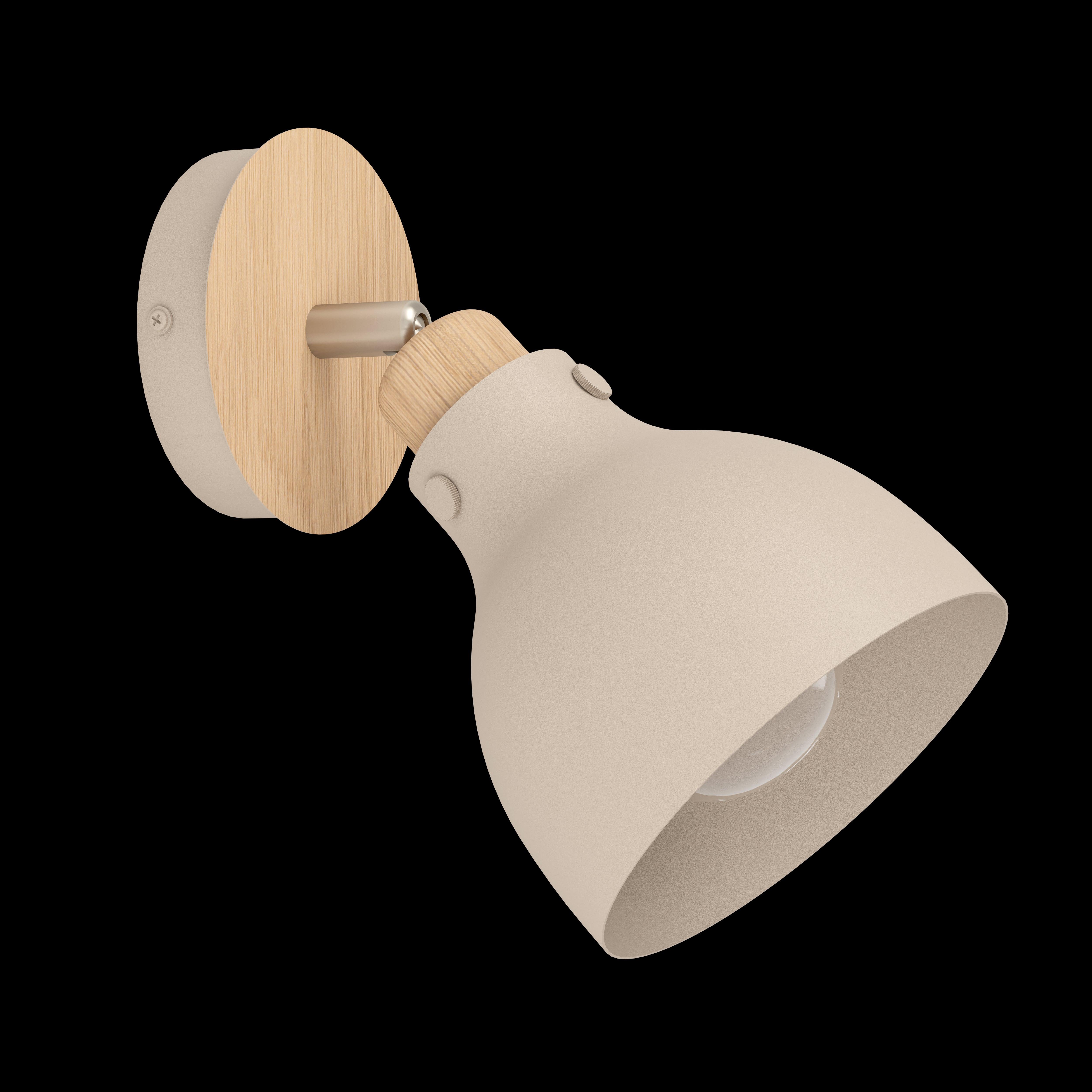 eglo arrecife nickel sandy wall spotlight living room image