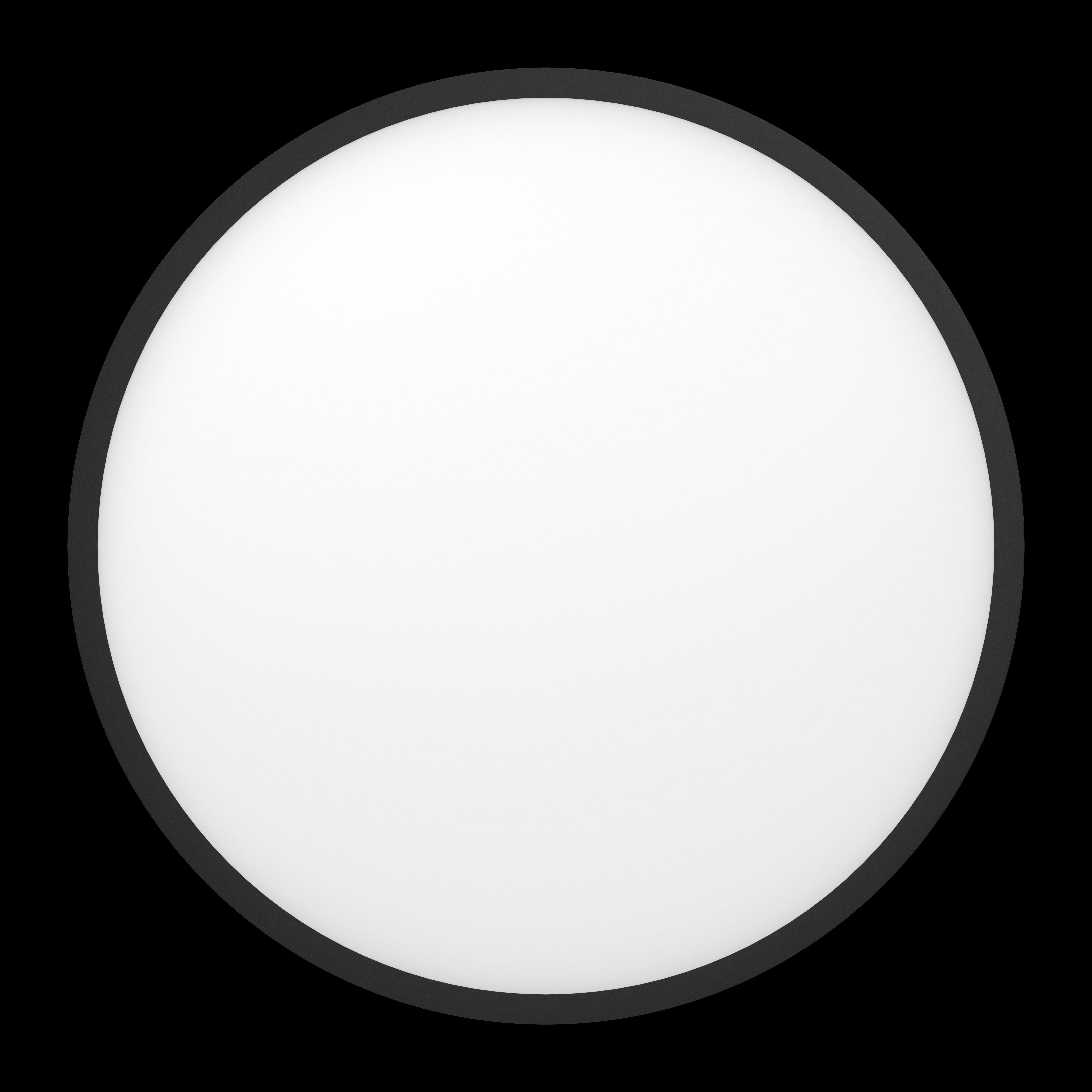 eglo connect sarsina z smart led black round ceiling flush 60cm Kitchen Lighting Close Up