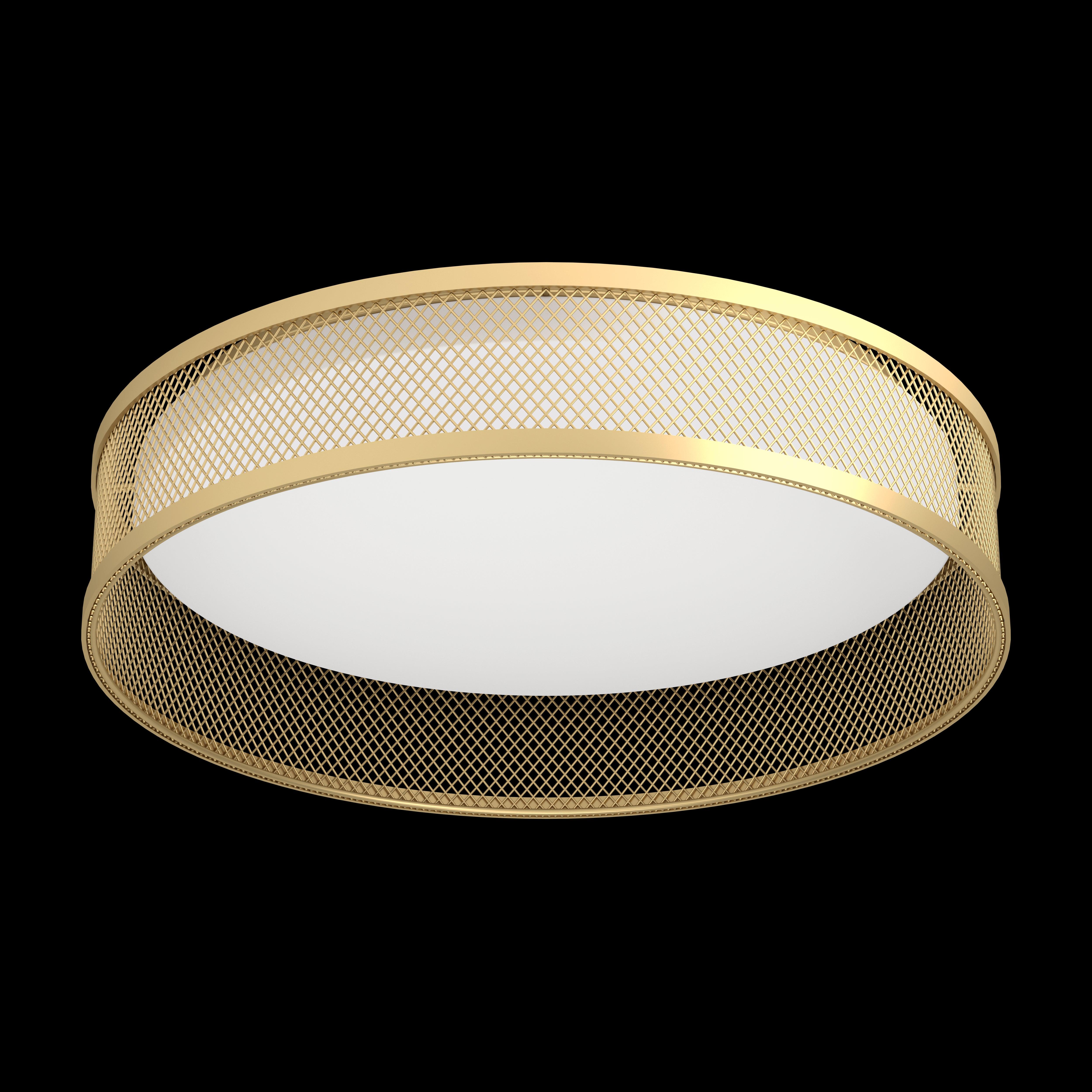 eglo luppineria led brass mesh ceiling flush 38 5cm living room image