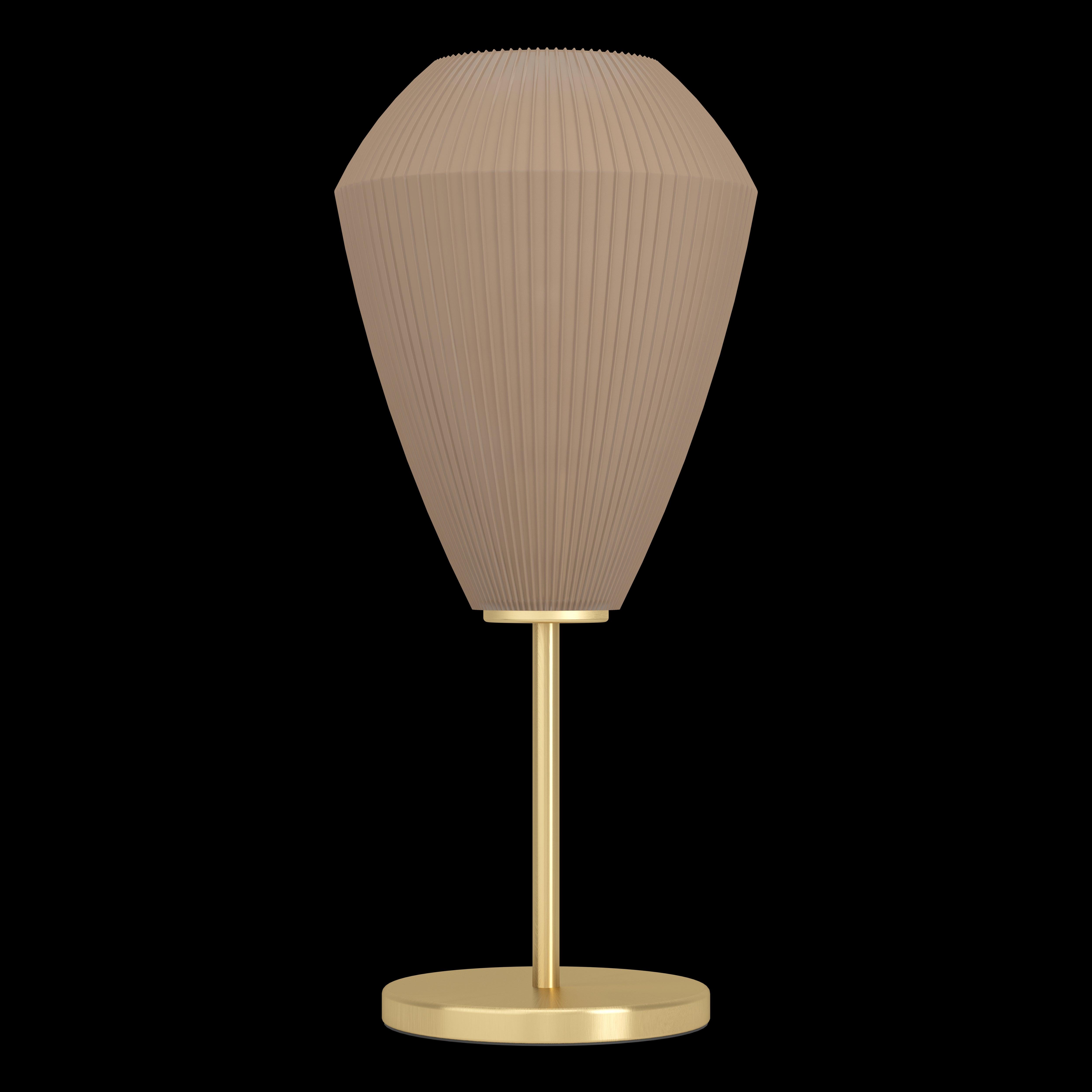 eglo caprarola brass table lamp conical glass shade kitchen lighting 
