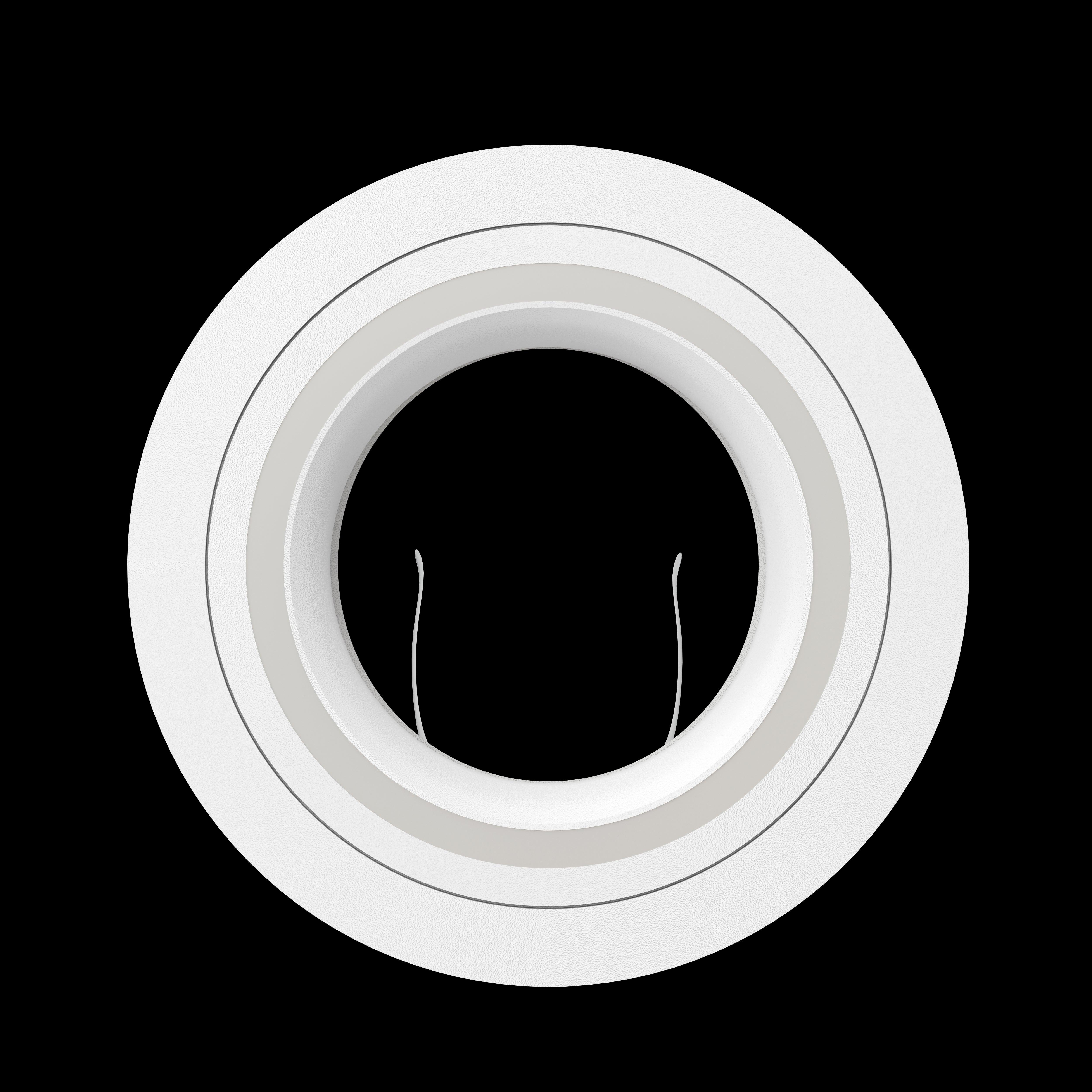 eglo carosso white round recessed spot light kitchen lighting 