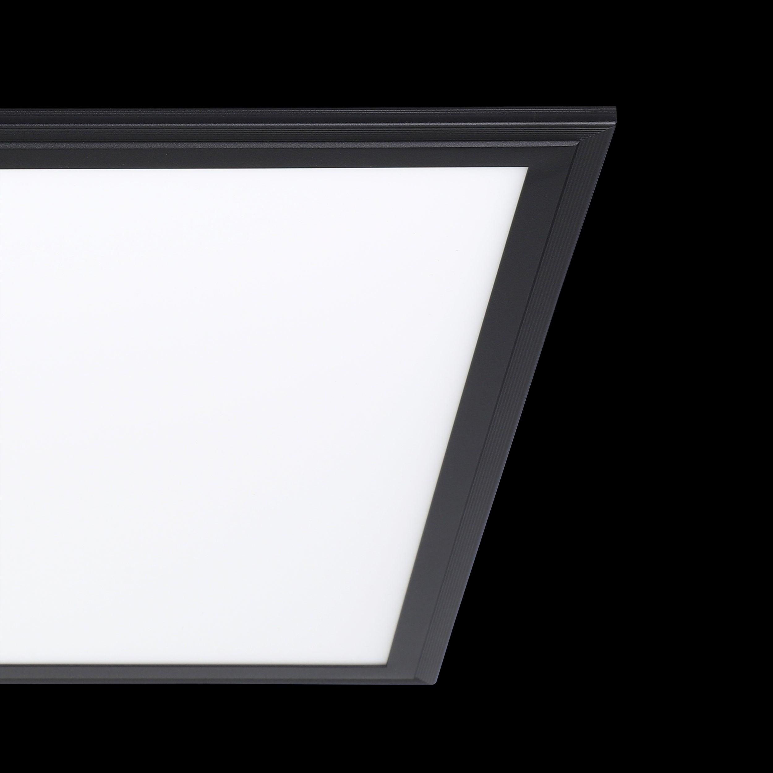 eglo salobrena 1 led black square ceiling flush 45cm Kitchen Lighting Close Up