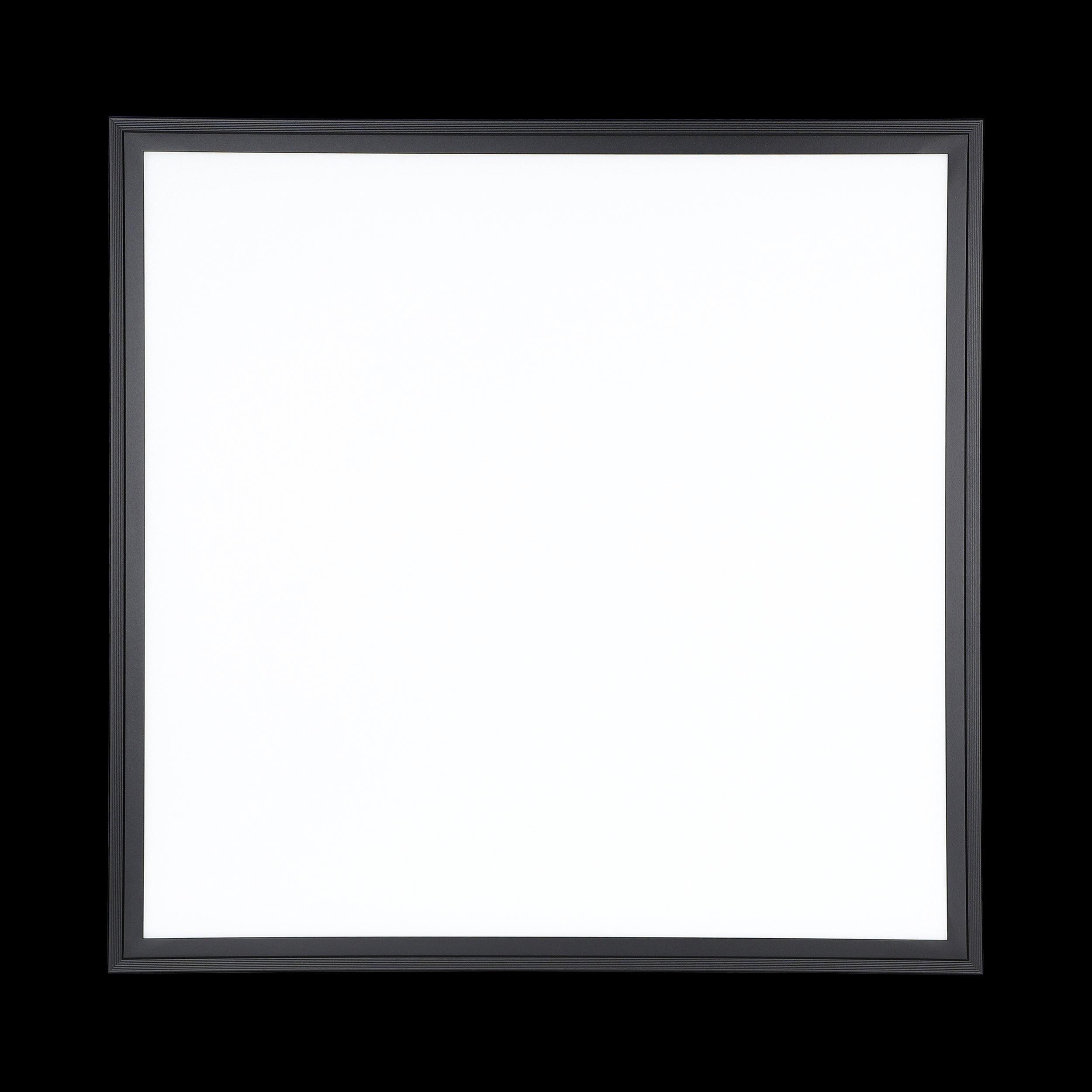 Eglo Salobrena 1 LED Black Square Ceiling Flush - 59.5cm-clearance