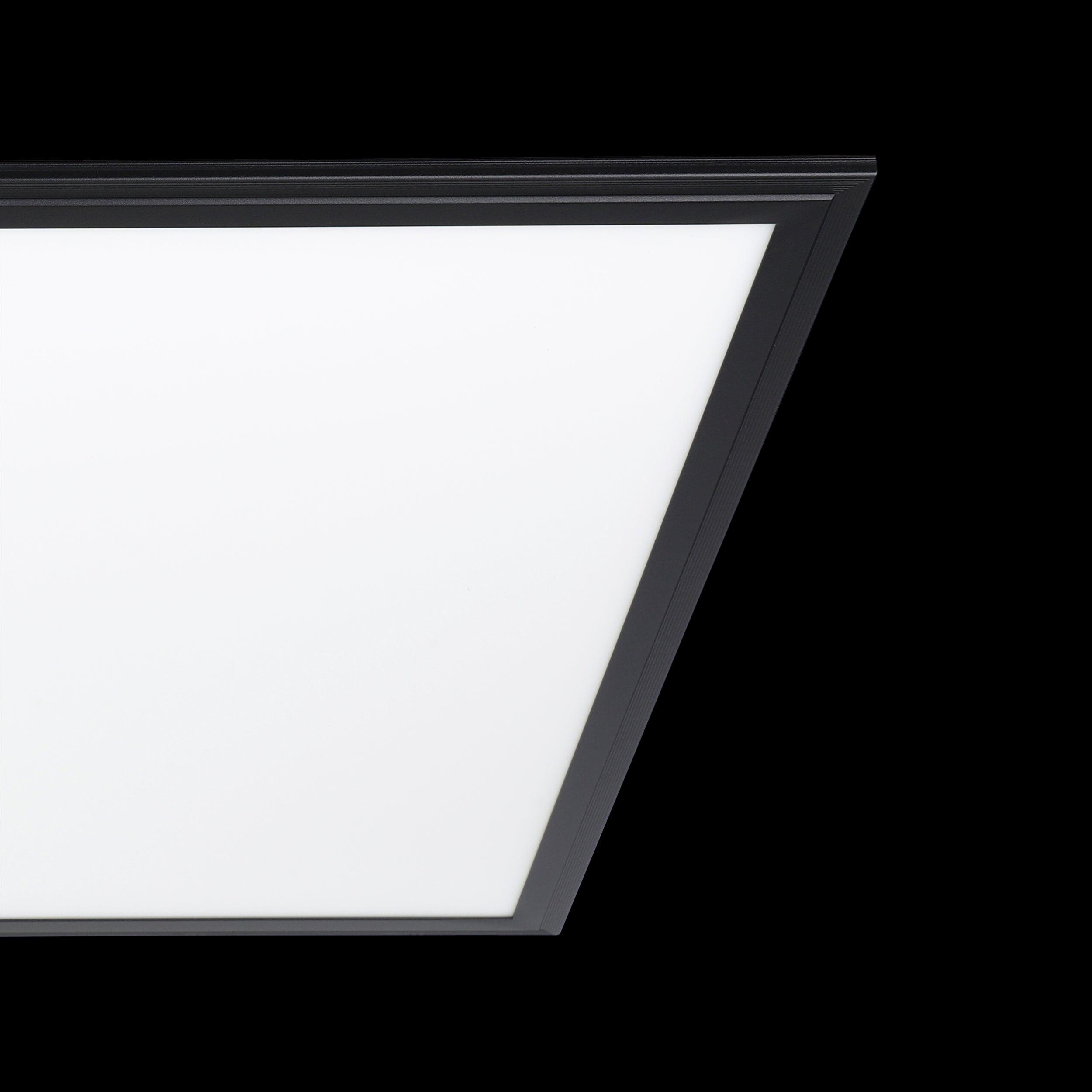 Eglo Salobrena 1 LED Black Square Ceiling Flush - 59.5cm-clearance