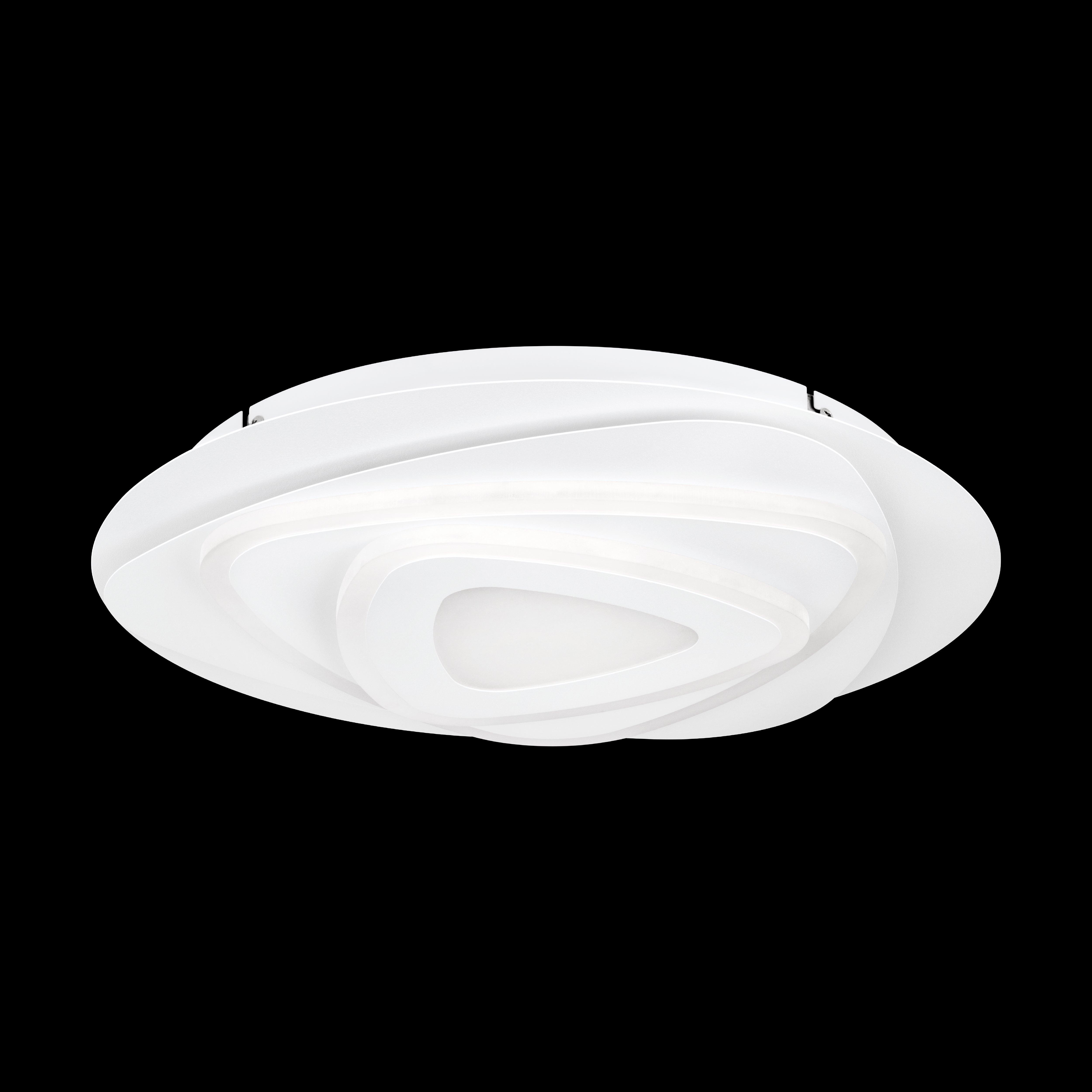 eglo palagiano led white round satin finish ceiling flush 38cm kitchen lighting 
