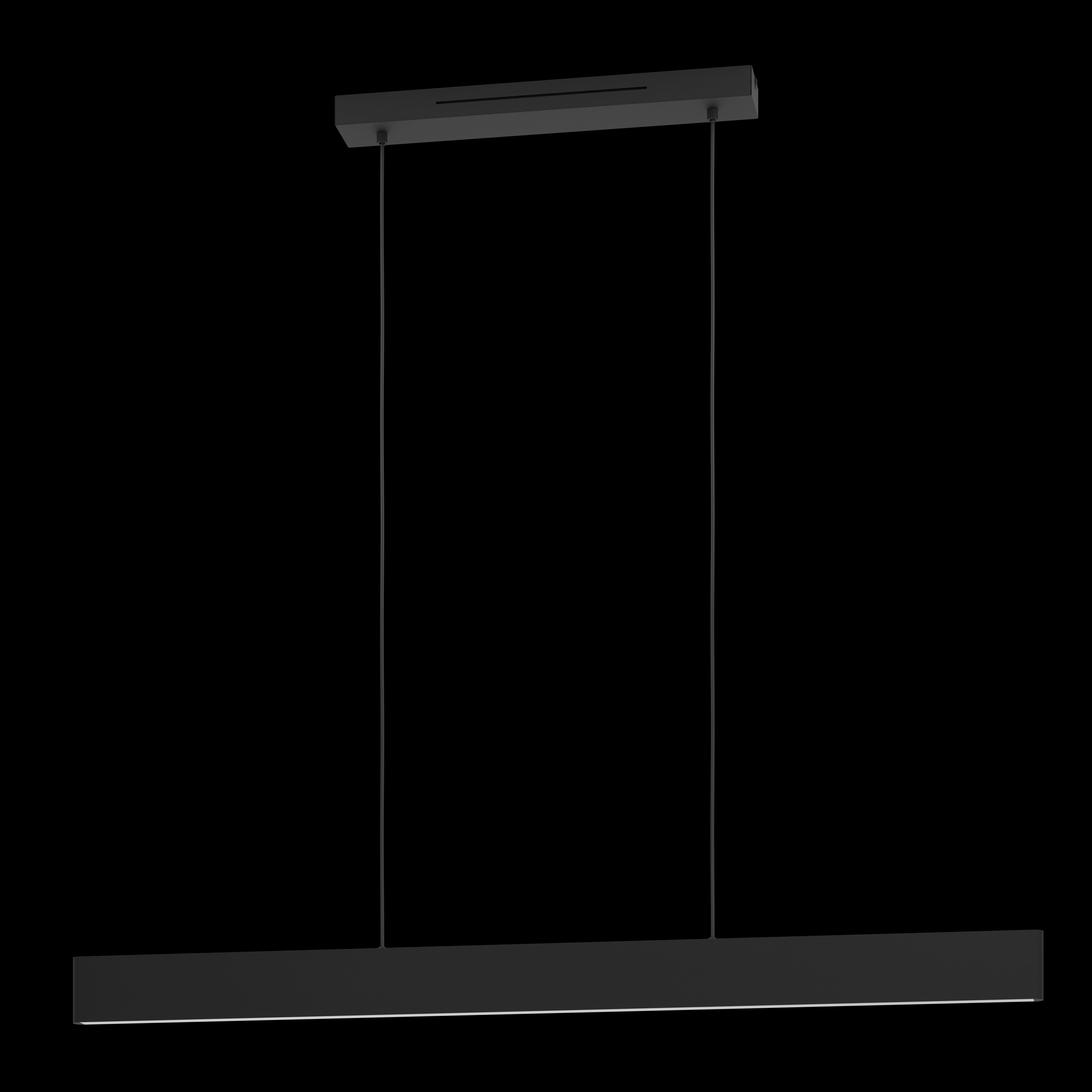 eglo connect andreas z smart led black bar ceiling pendant Hallway Lighting Close up