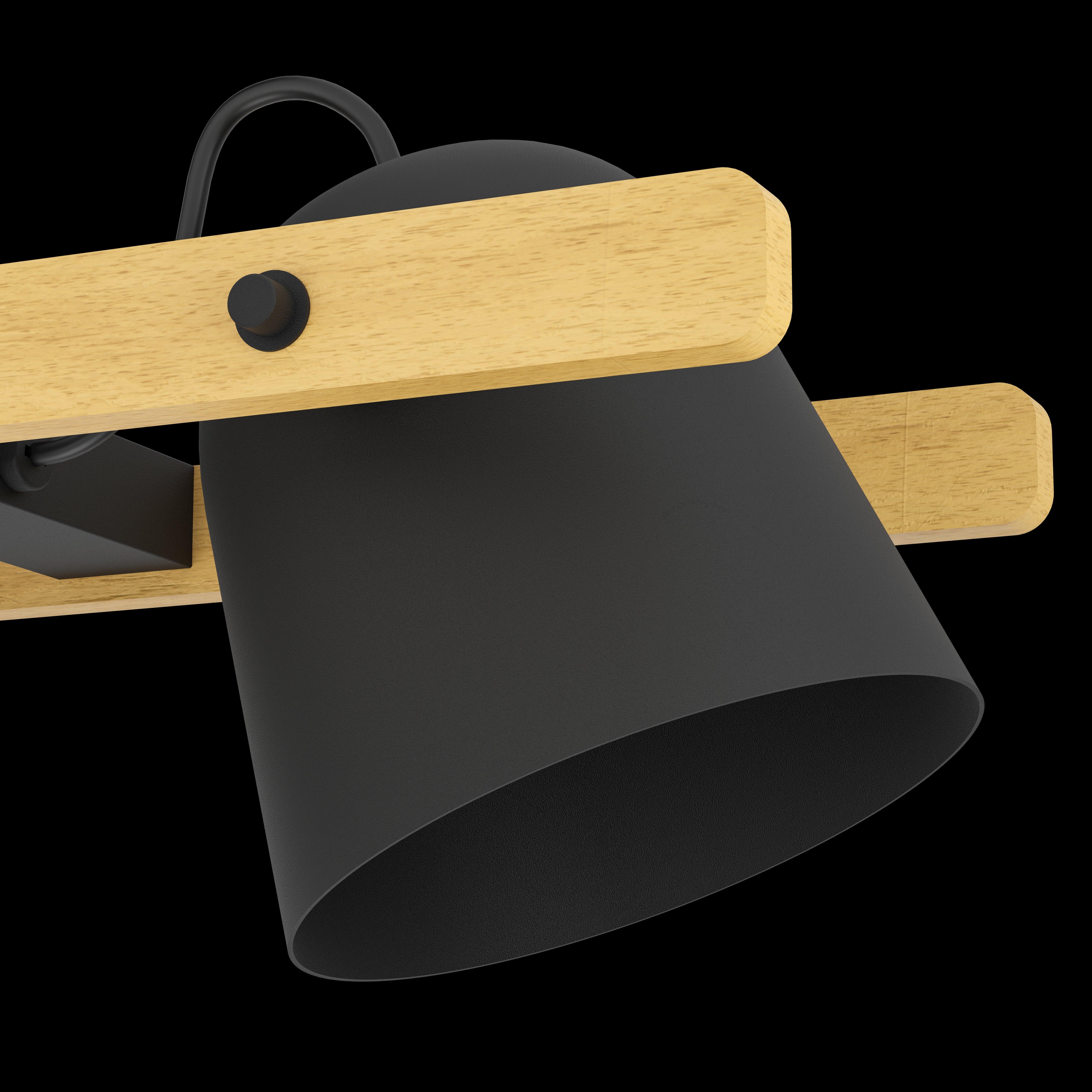 eglo connect hornwood z smart led wood black metal pendant hallway lighting 