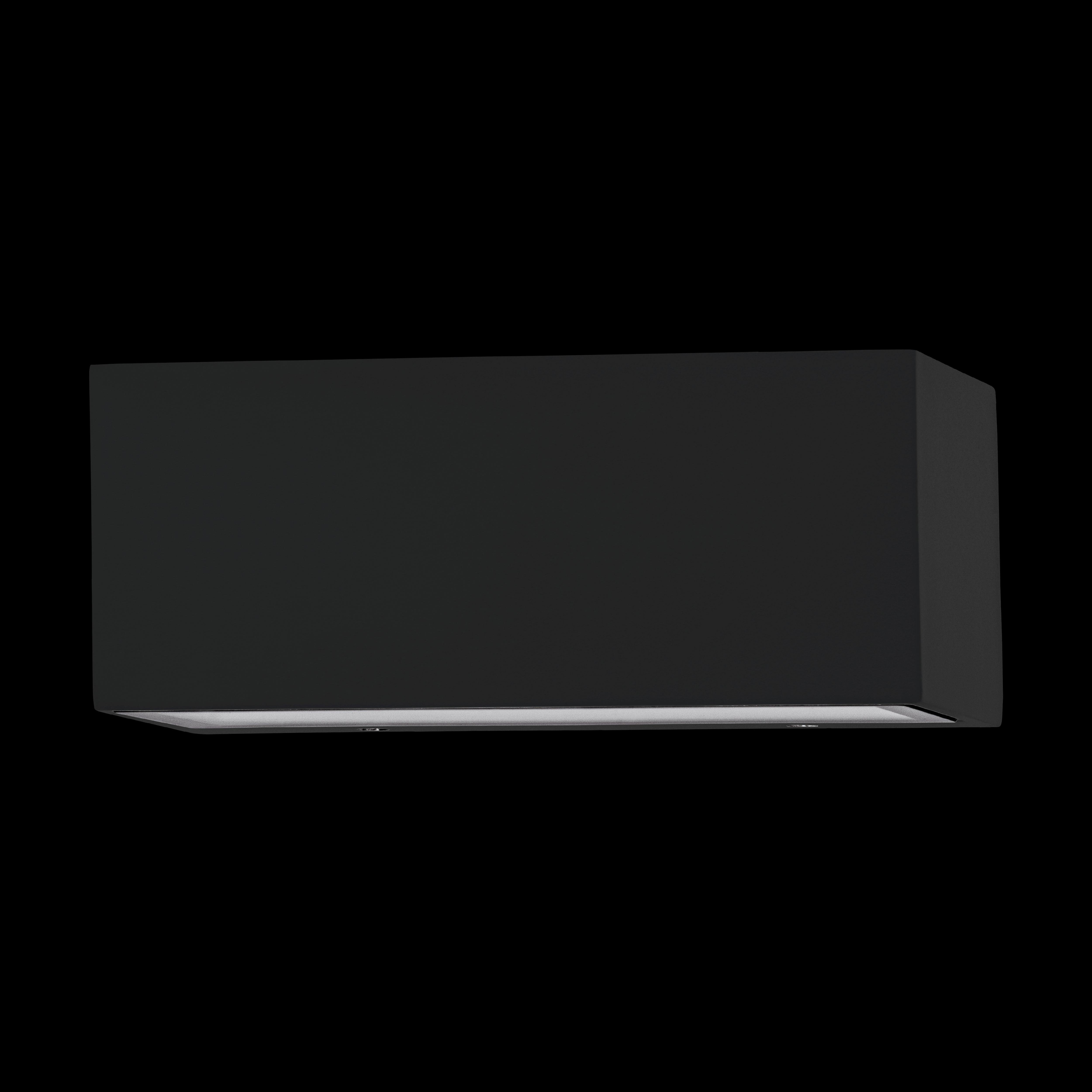 eglo spongano black ip65 outdoor wall light living room image