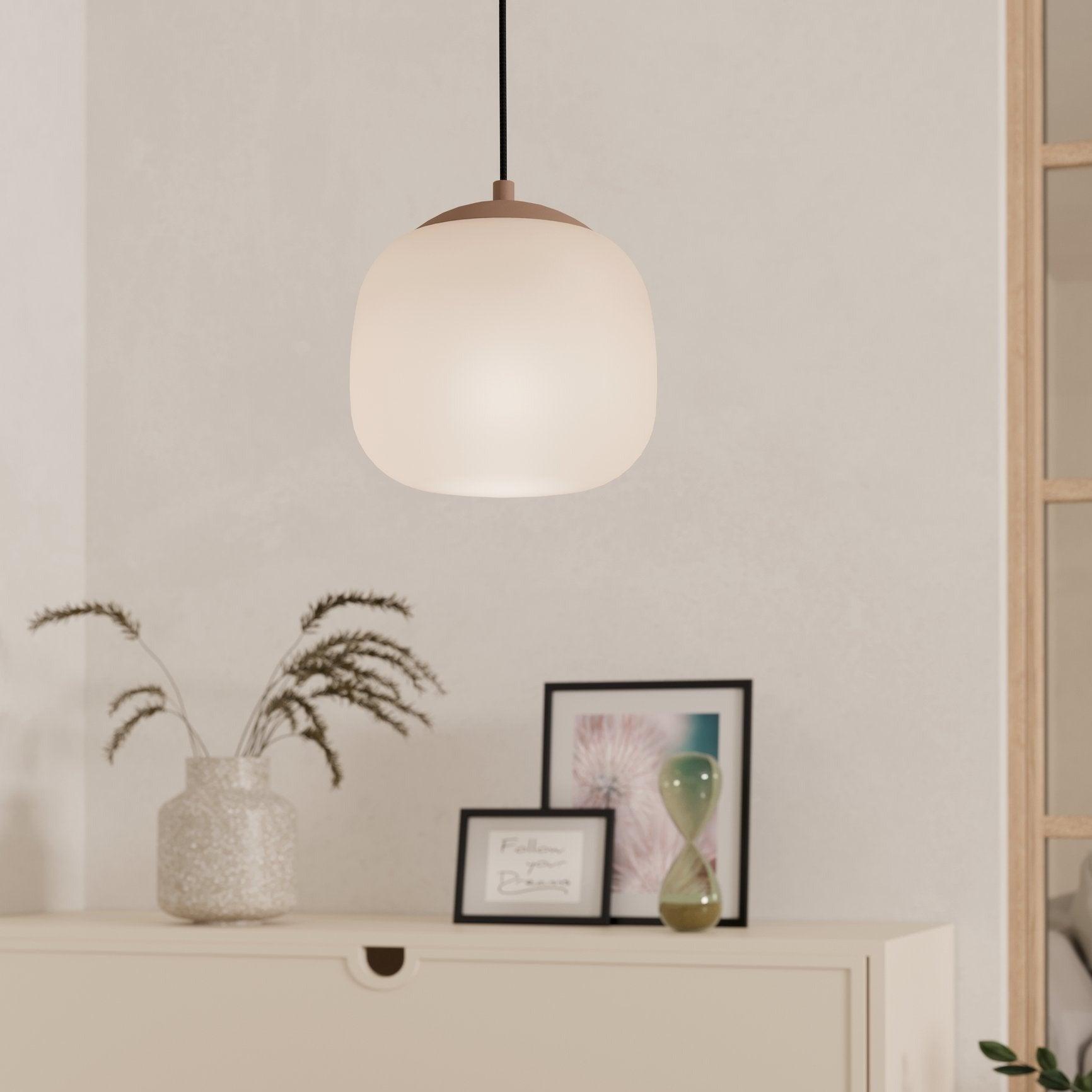 eglo cominio sand glass ceiling pendant