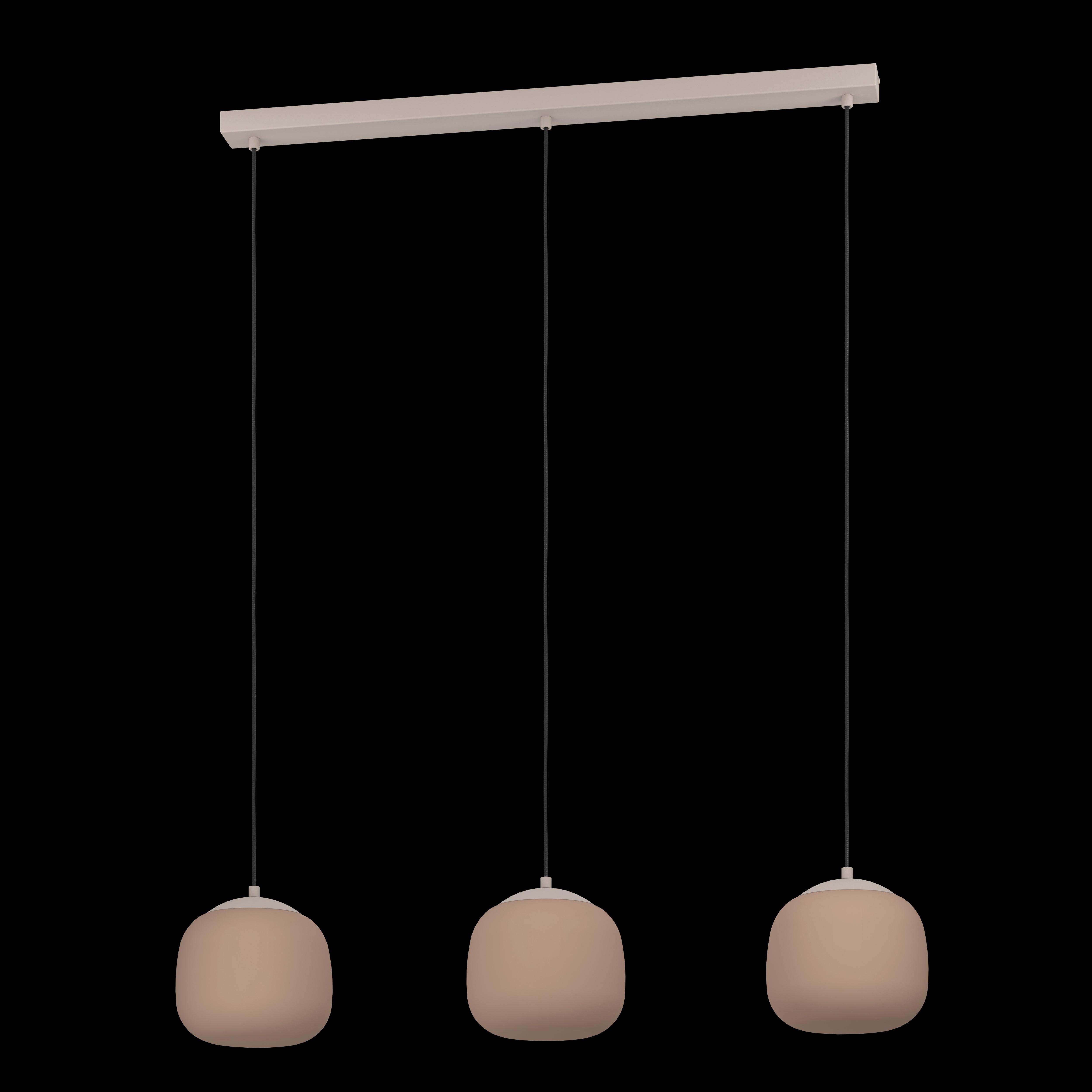 eglo cominio 3 light sand glass ceiling pendant kitchen lighting 