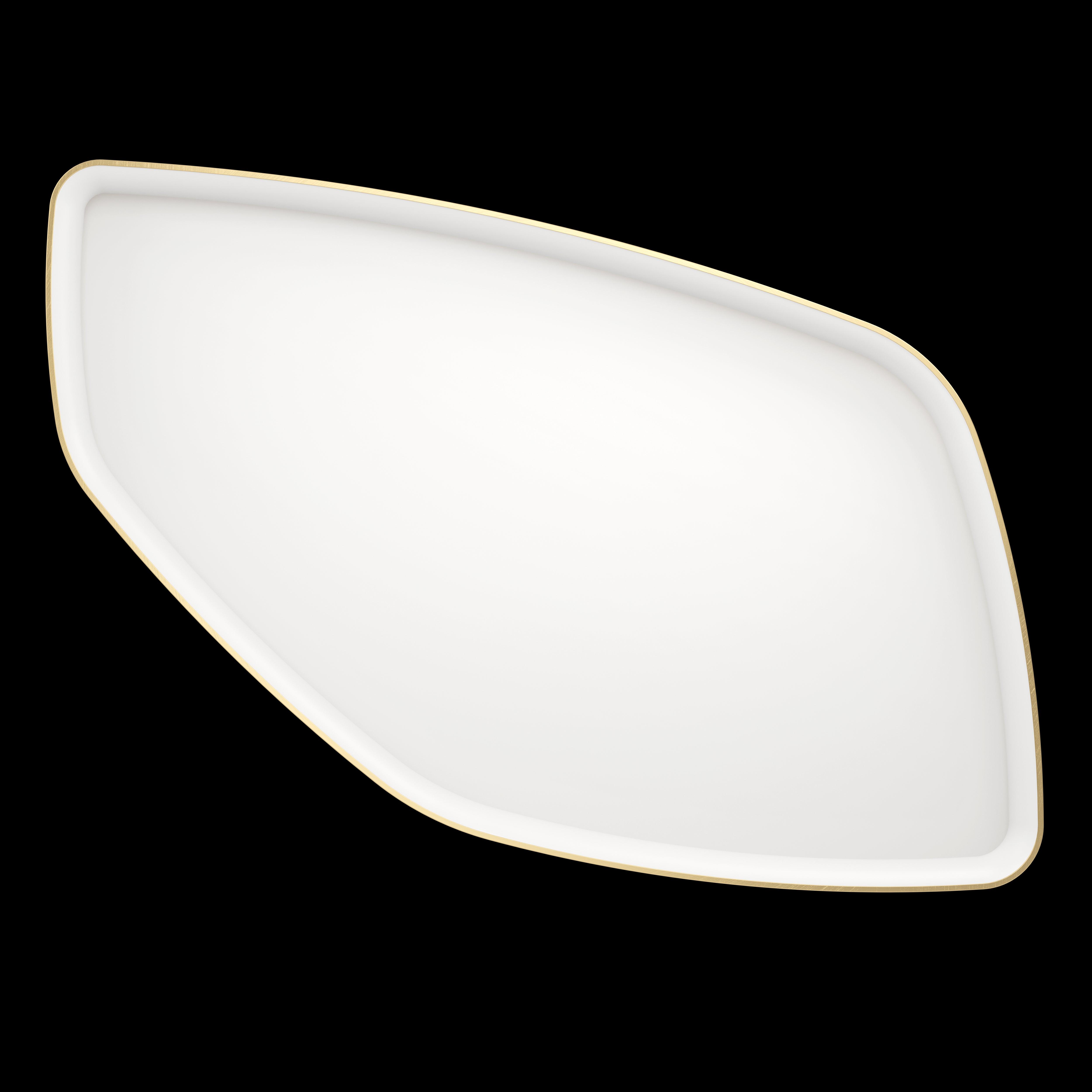 eglo vallerosa led brass flush ceiling light living room close up