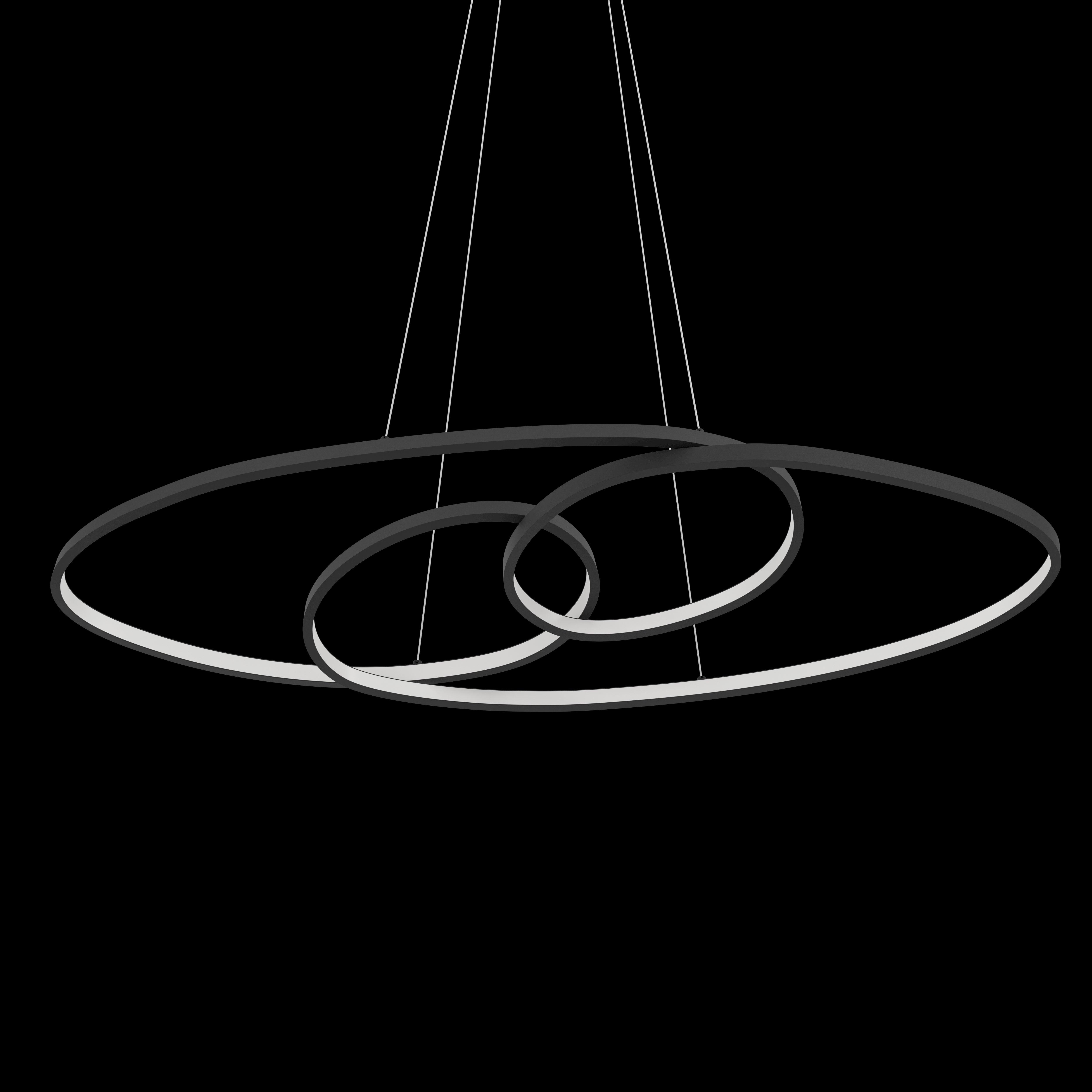 eglo gianella led black metal curved ceiling pendant Kitchen Lighting Close Up