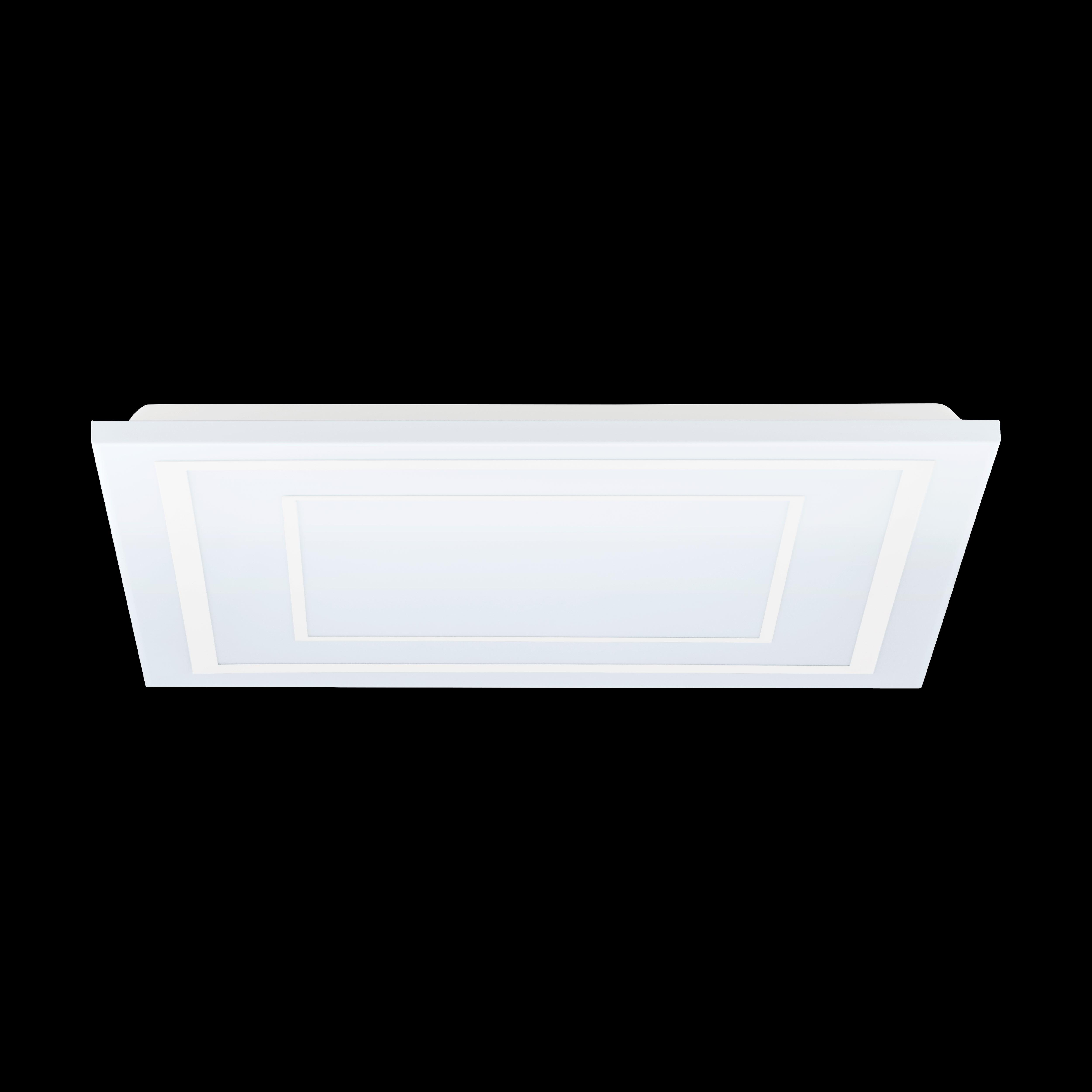 eglo albarca white square led ceiling flush 59cm Kitchen Lighting Close Up