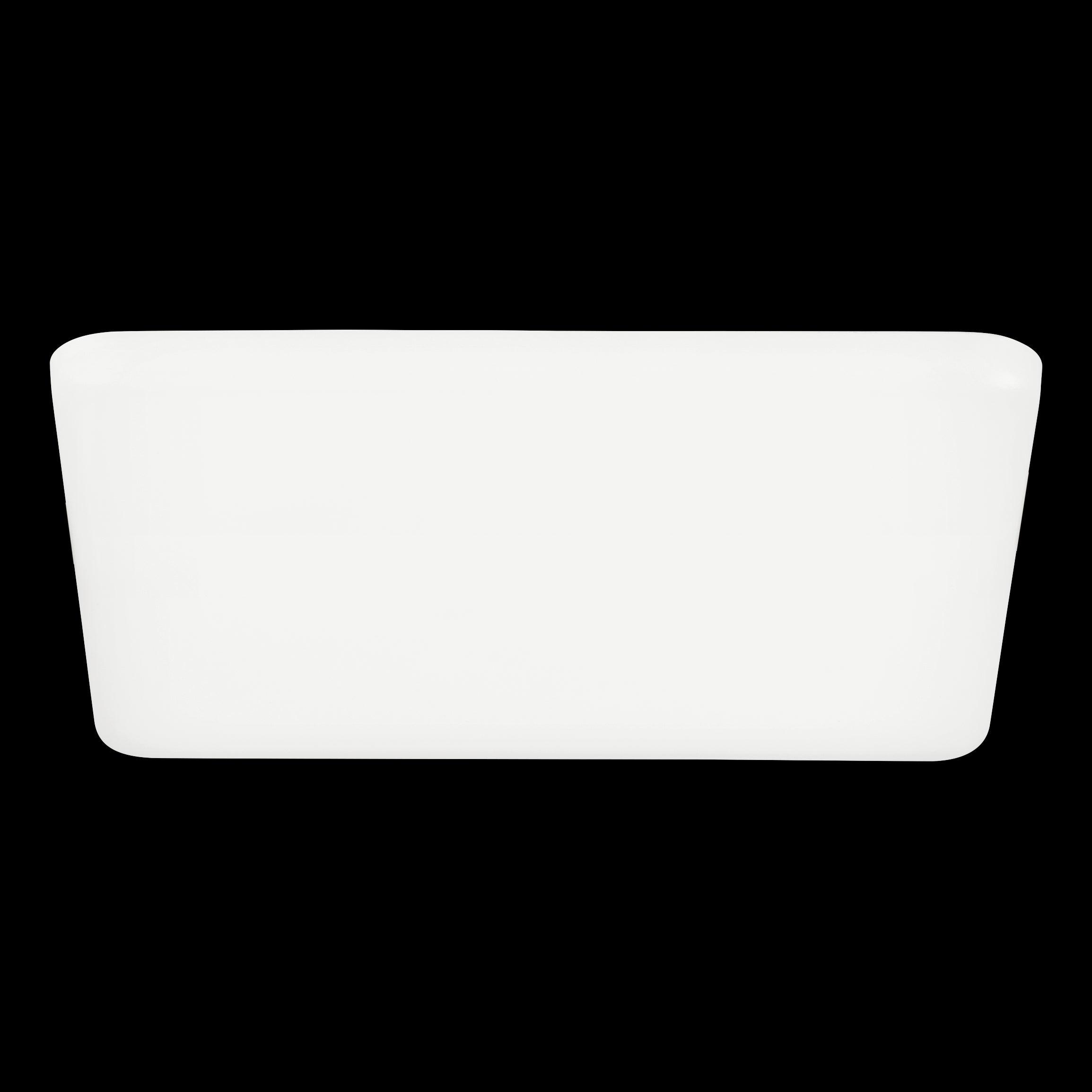 eglo rapita square white led recessed light 10cm living room image