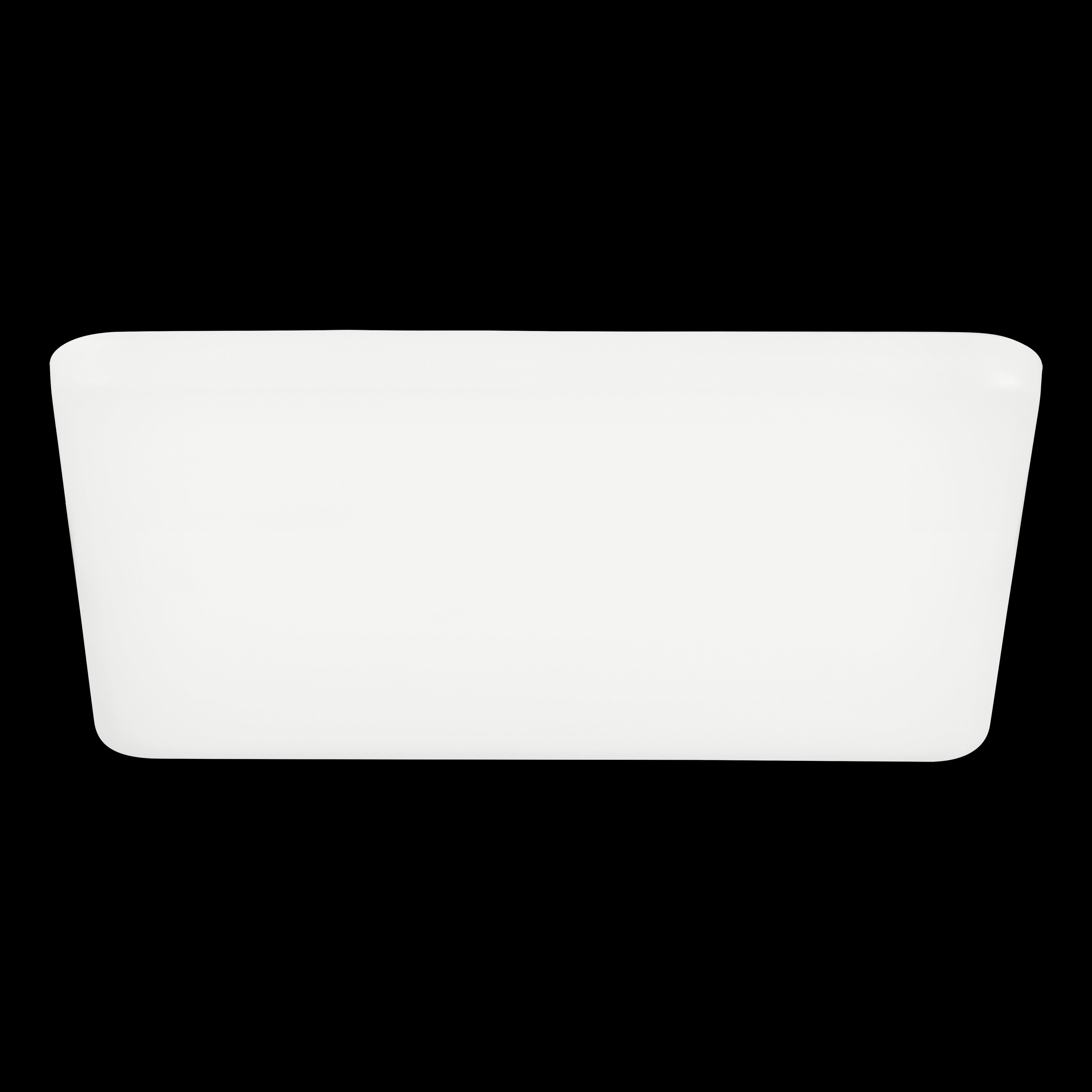 eglo rapita square white led recessed light 21 5cm living room close up