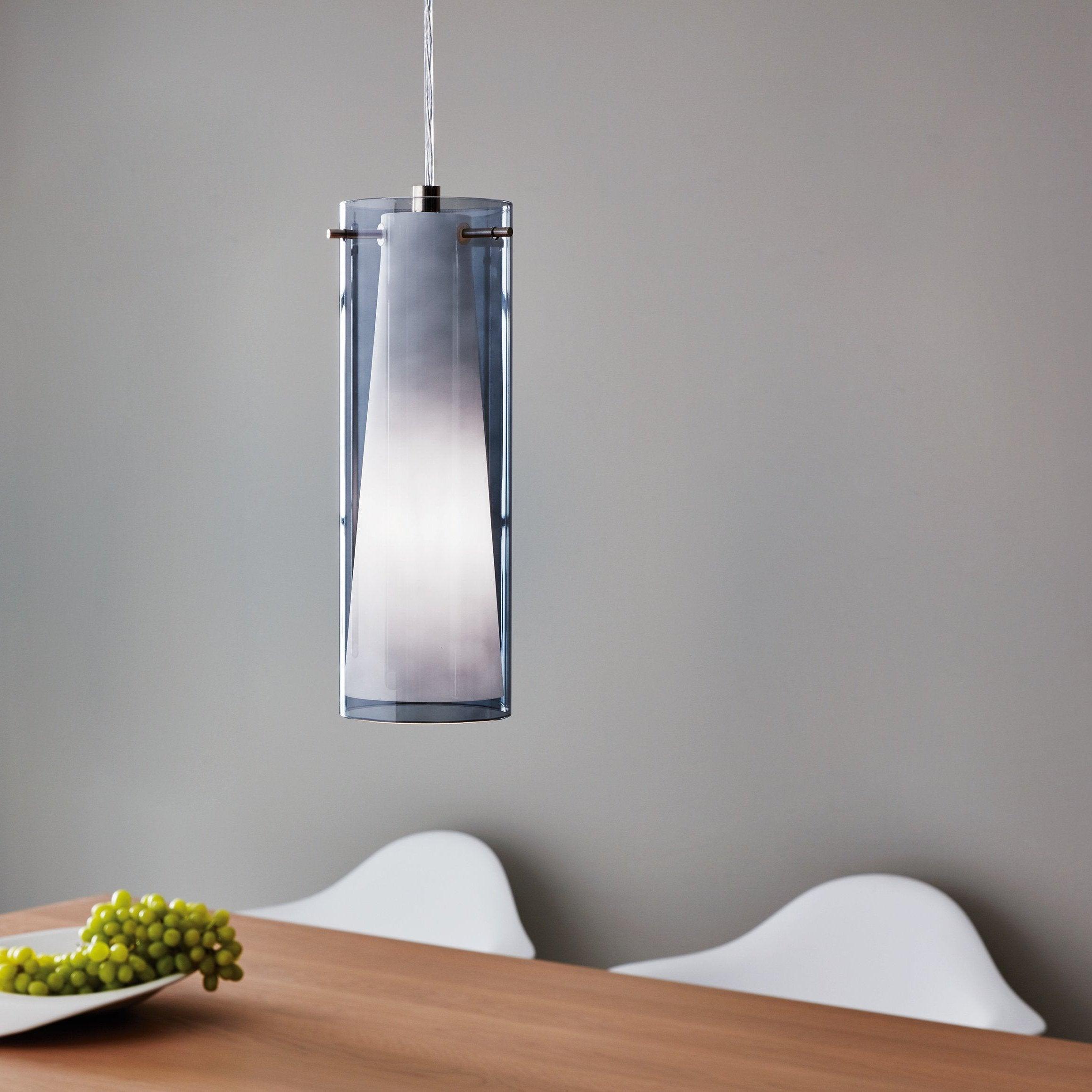eglo pinto nero chrome smoked opal glass ceiling pendant