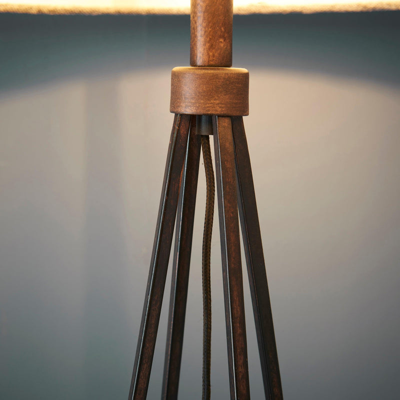 Apollo Aged Copper Modern Floor Lamp