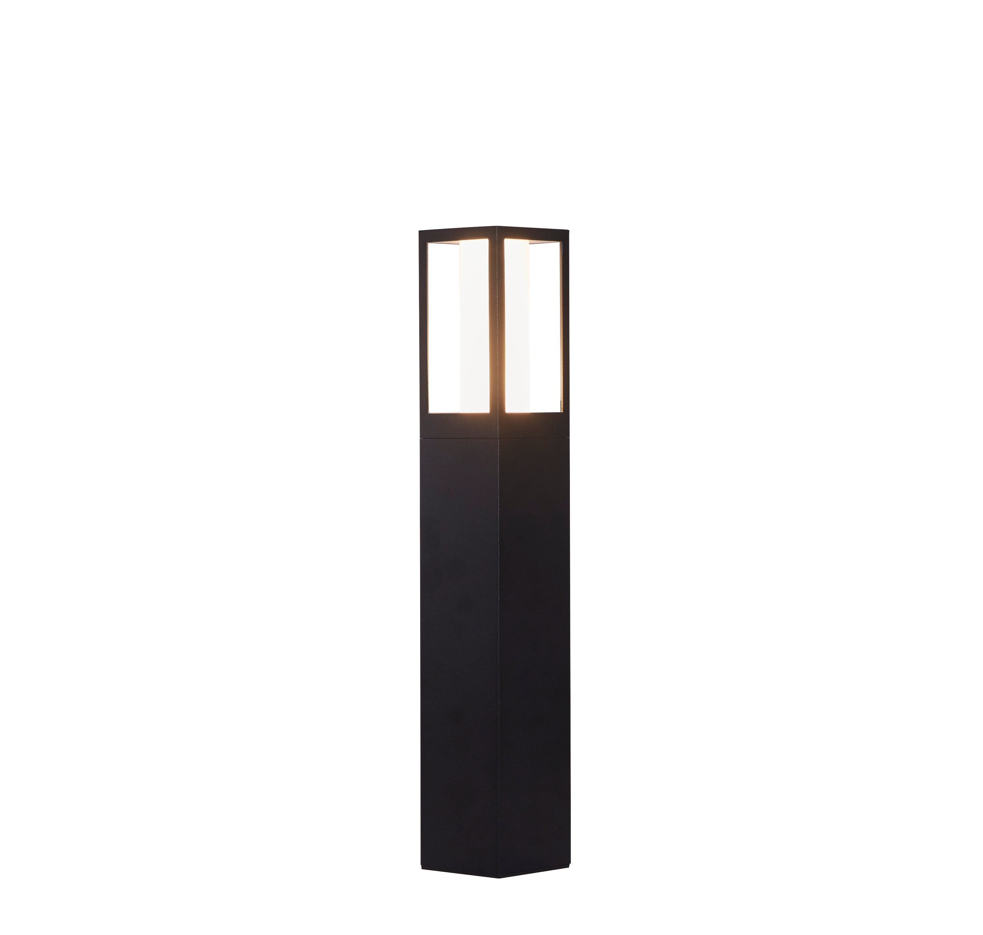 Searchlight Avenue IP44 Black Outdoor Bollard - 45cm