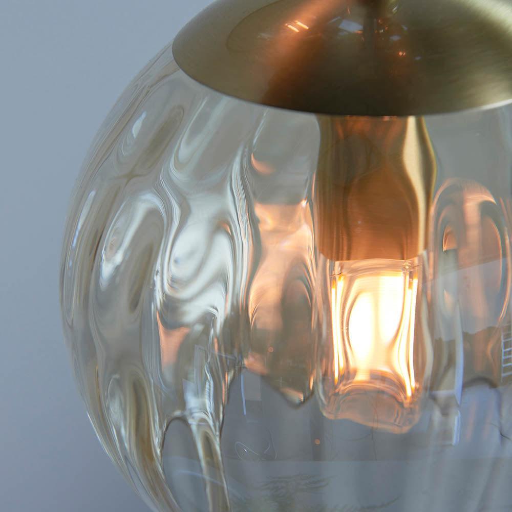 Endon Dimple 3 Light Brass  Ceiling Pendant-OPEN-BOX-020426